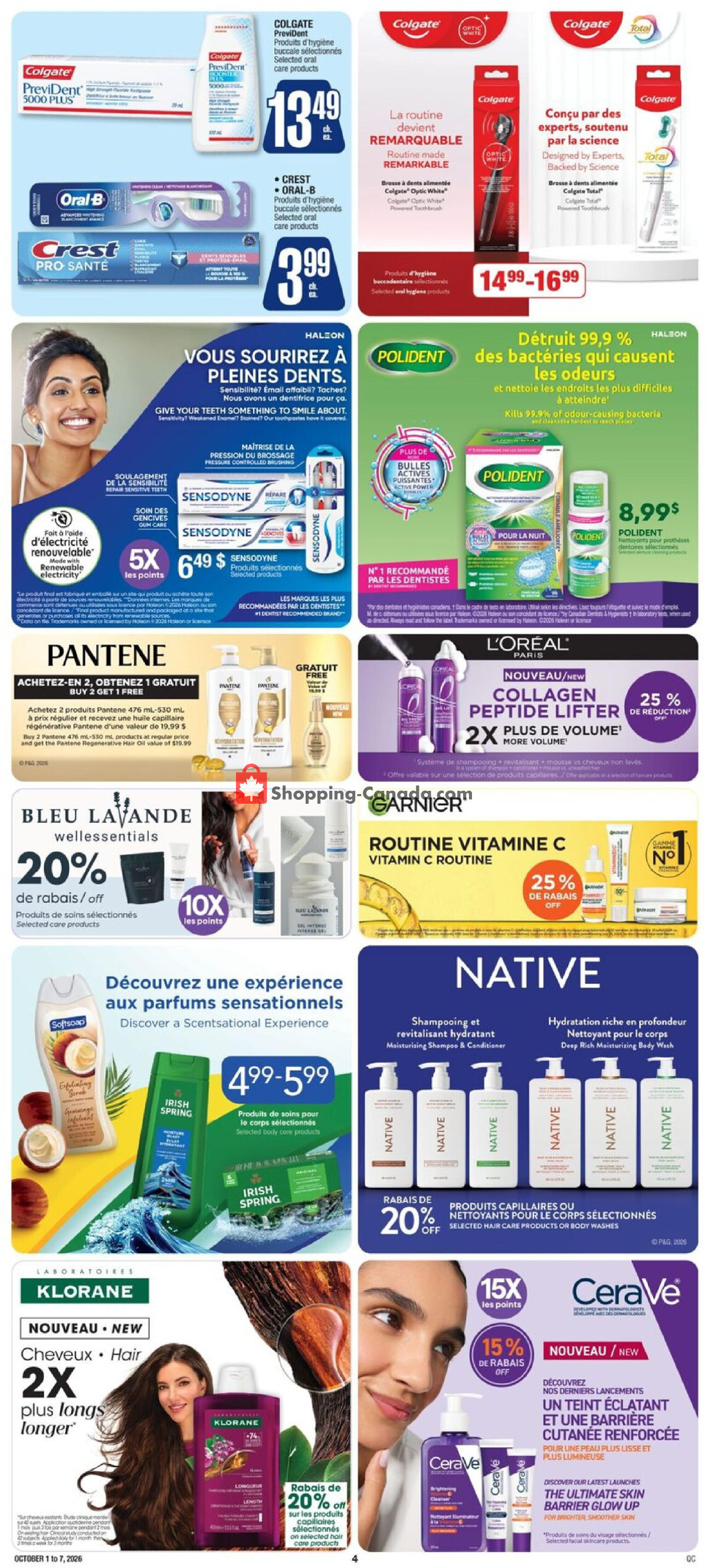 Jean Coutu Pharmacy flyer from Thursday October 1, 2026 to Wednesday October 7, 2026 - page 5