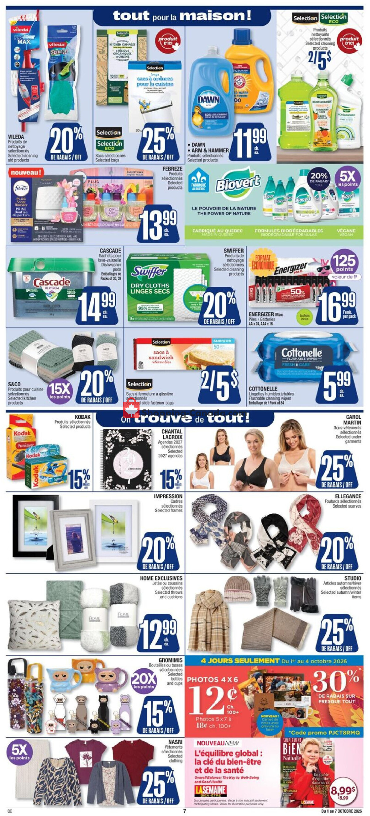 Jean Coutu Pharmacy flyer from Thursday October 1, 2026 to Wednesday October 7, 2026 - page 8