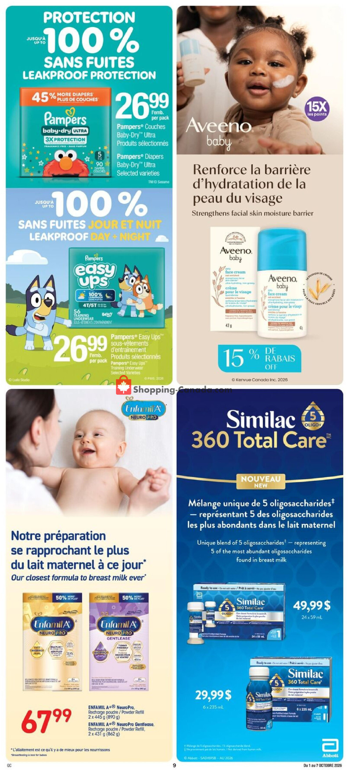 Jean Coutu Pharmacy flyer from Thursday October 1, 2026 to Wednesday October 7, 2026 - page 9