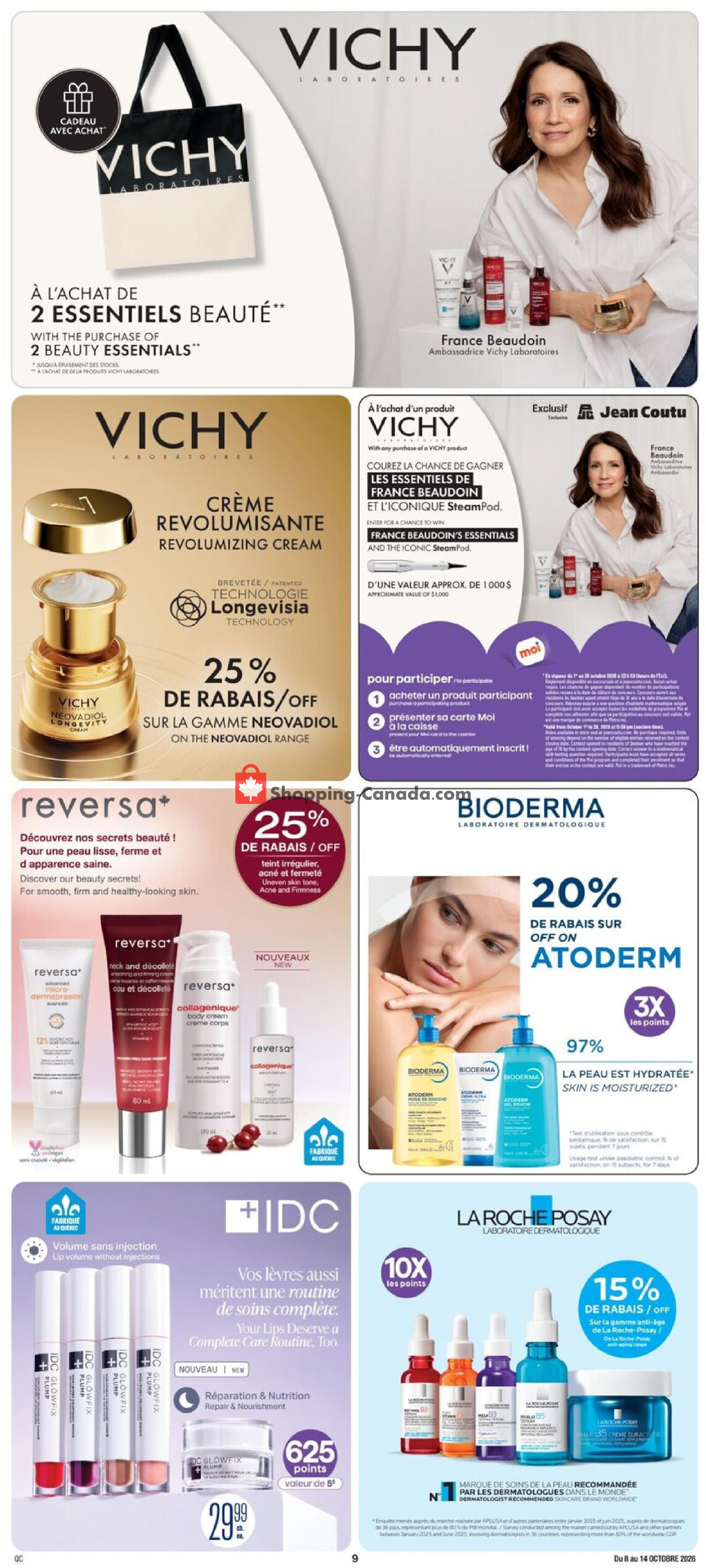 Jean Coutu Pharmacy flyer from Thursday October 8, 2026 to Wednesday October 14, 2026 - page 10