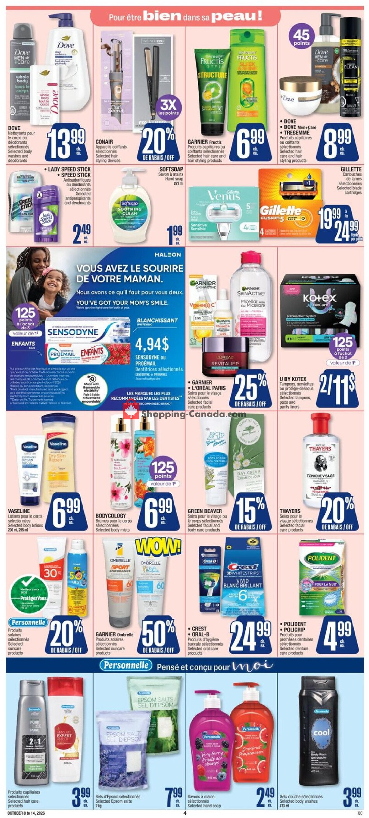 Jean Coutu Pharmacy flyer from Thursday October 8, 2026 to Wednesday October 14, 2026 - page 5