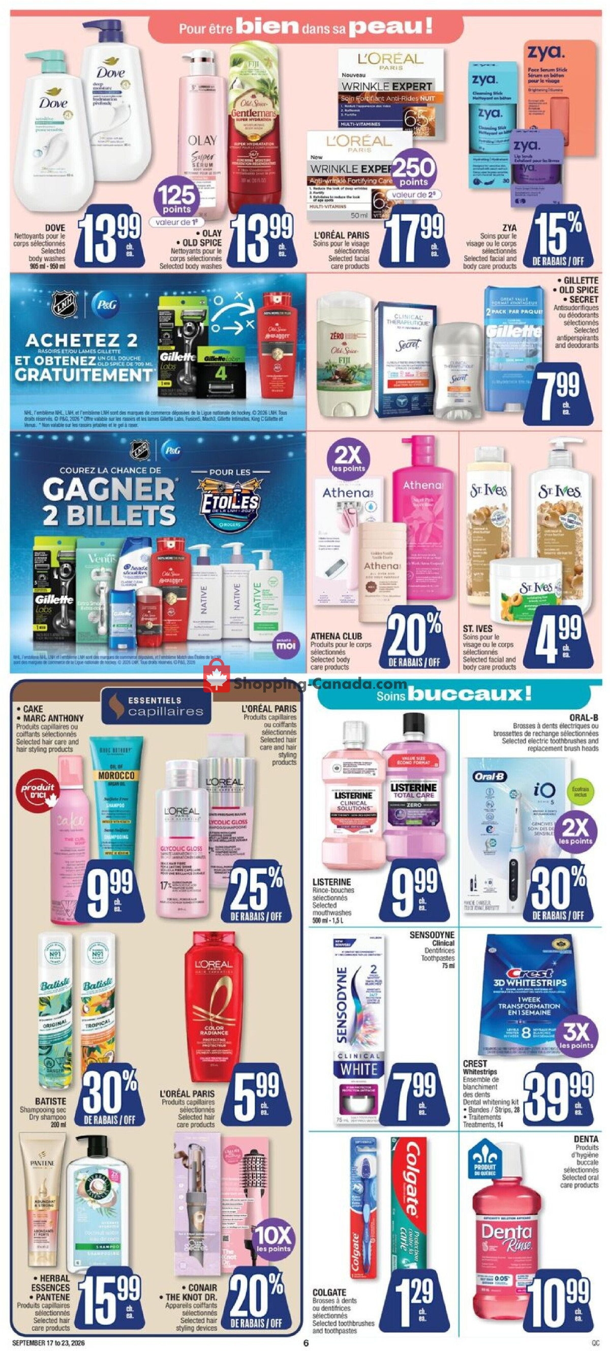 Jean Coutu Pharmacy flyer from Thursday September 17, 2026 to Wednesday September 23, 2026 - page 7