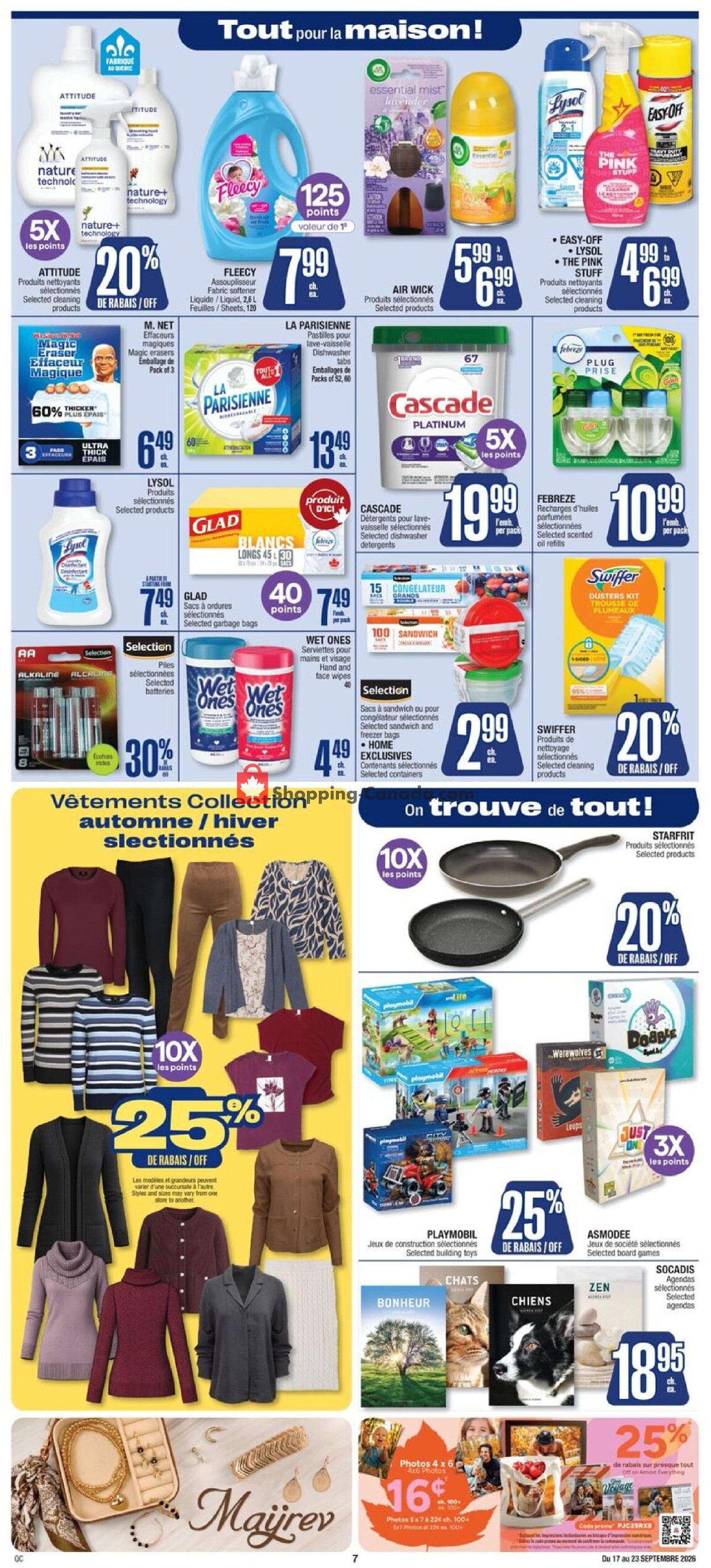 Jean Coutu Pharmacy flyer from Thursday September 17, 2026 to Wednesday September 23, 2026 - page 8