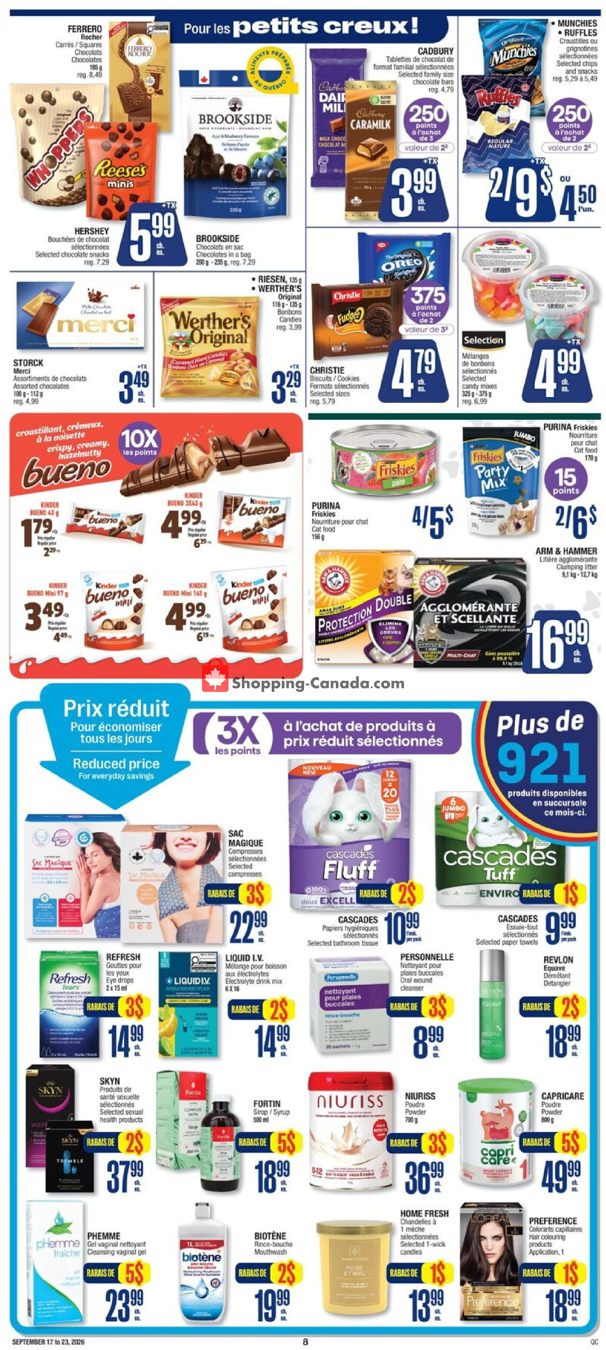 Jean Coutu Pharmacy flyer from Thursday September 17, 2026 to Wednesday September 23, 2026 - page 9