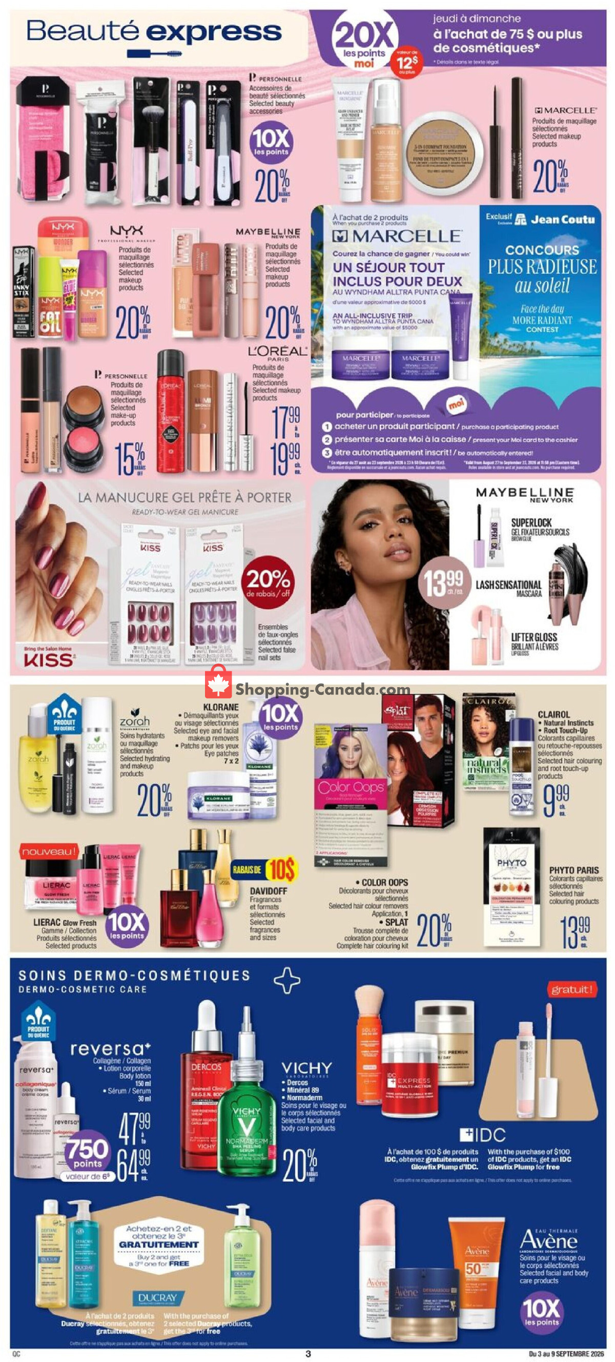 Jean Coutu Pharmacy flyer from Thursday September 3, 2026 to Wednesday September 9, 2026 - page 6