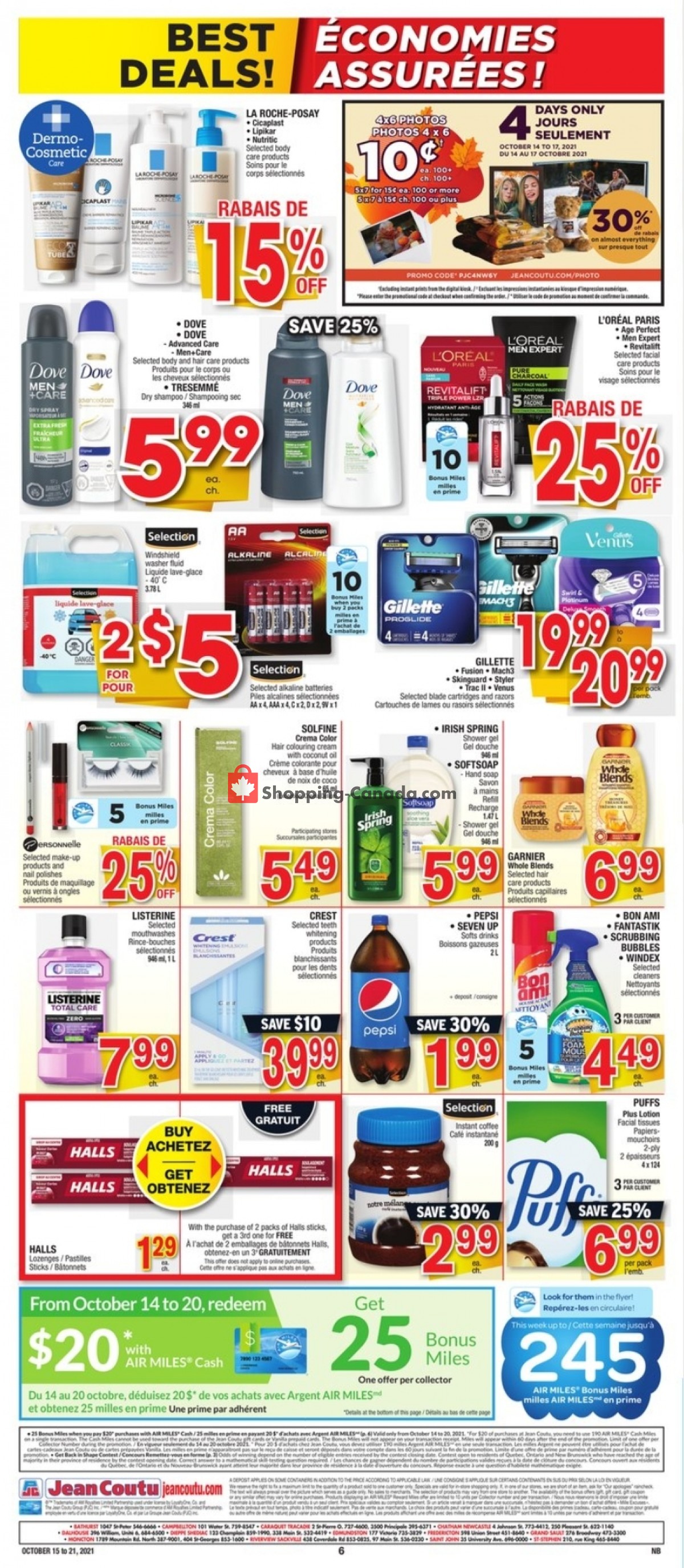 Jean Coutu Pharmacy flyer from Friday October 15, 2021 to Thursday October 21, 2021 - page 2
