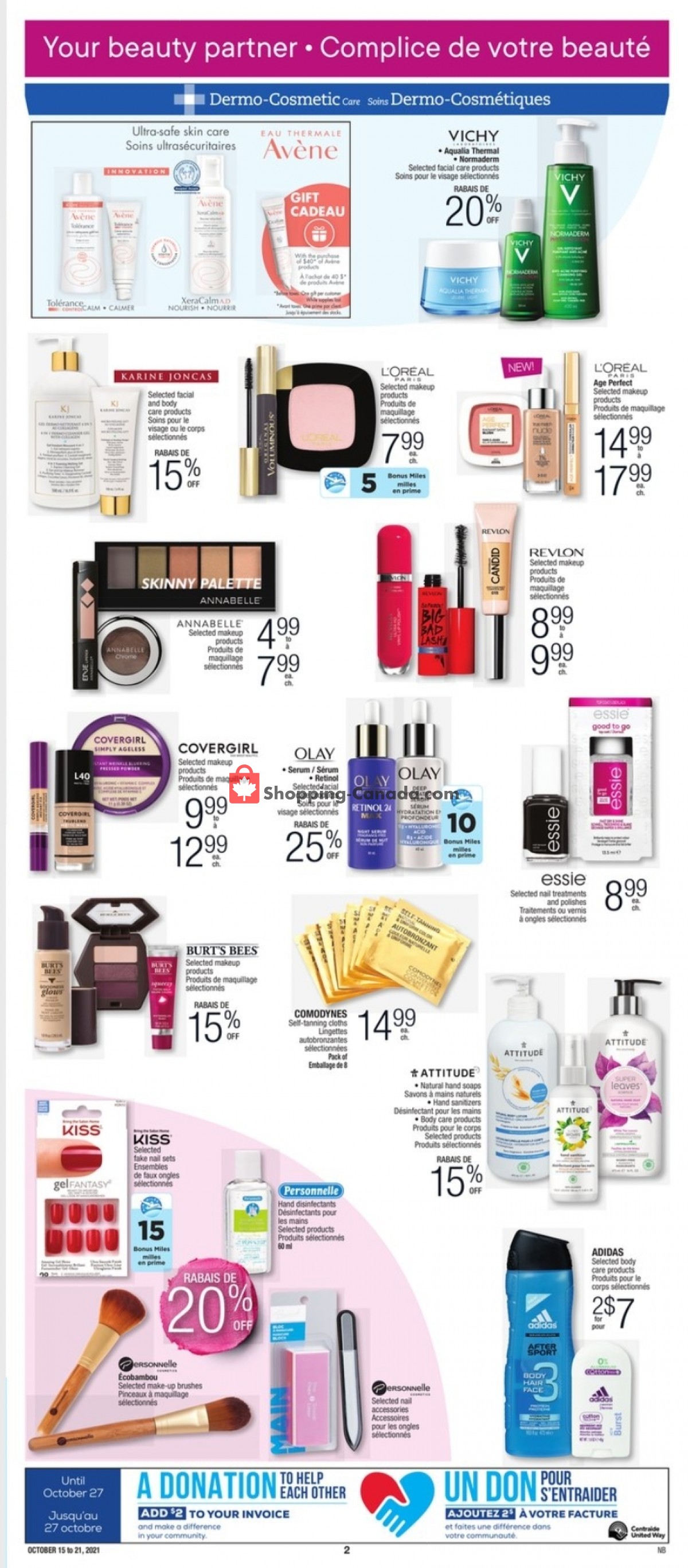 Jean Coutu Pharmacy flyer from Friday October 15, 2021 to Thursday October 21, 2021 - page 4