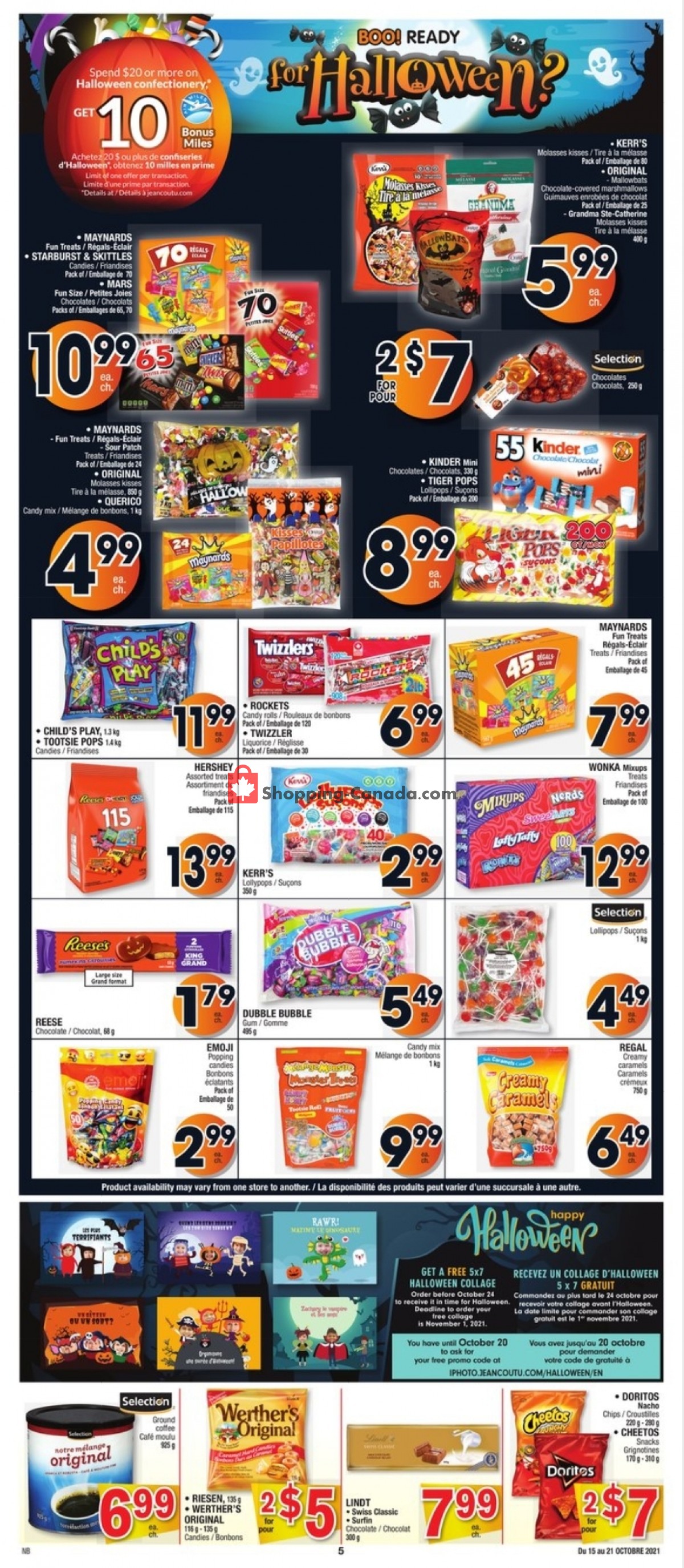 Jean Coutu Pharmacy flyer from Friday October 15, 2021 to Thursday October 21, 2021 - page 7