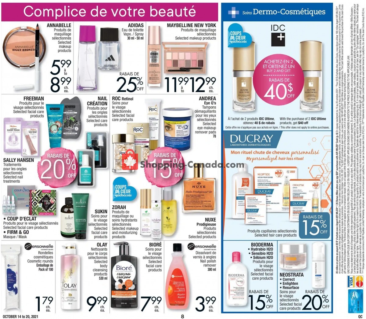 Jean Coutu Pharmacy flyer from Thursday October 14, 2021 to Wednesday October 20, 2021 - page 14