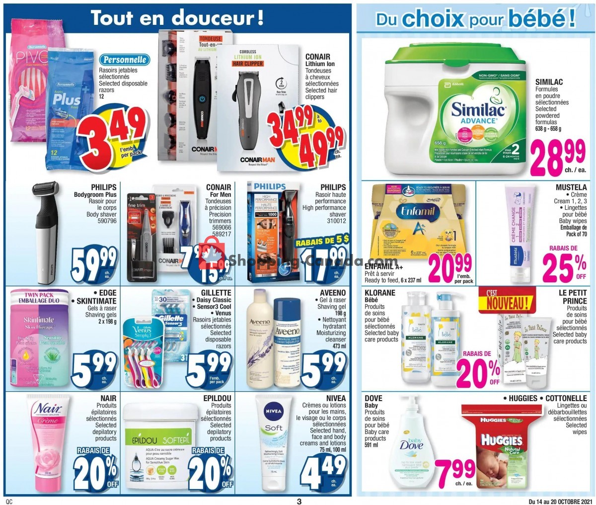 Jean Coutu Pharmacy flyer from Thursday October 14, 2021 to Wednesday October 20, 2021 - page 9