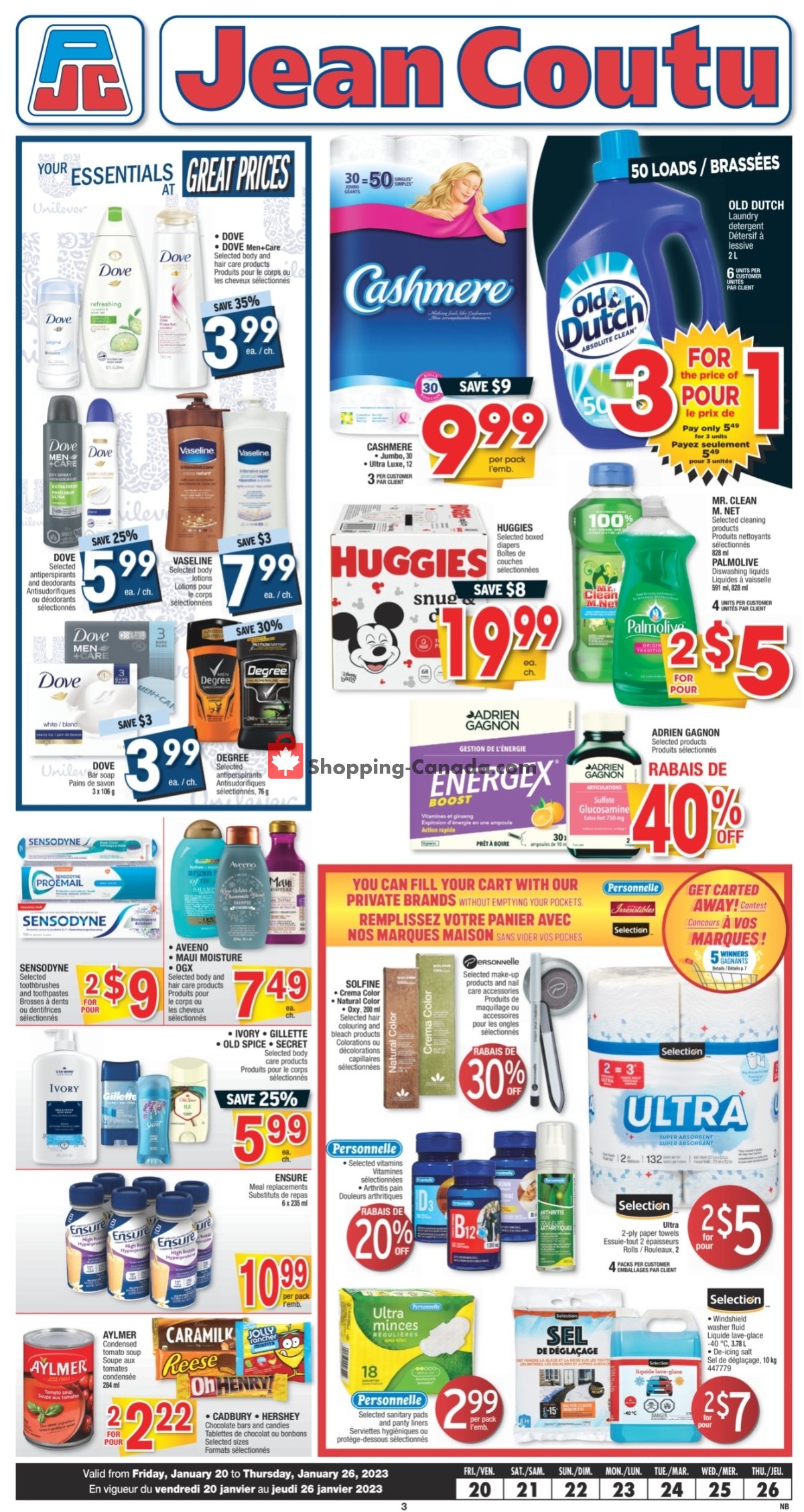 Jean Coutu Pharmacy flyer from Friday January 20, 2023 to Thursday January 26, 2023 - page 2