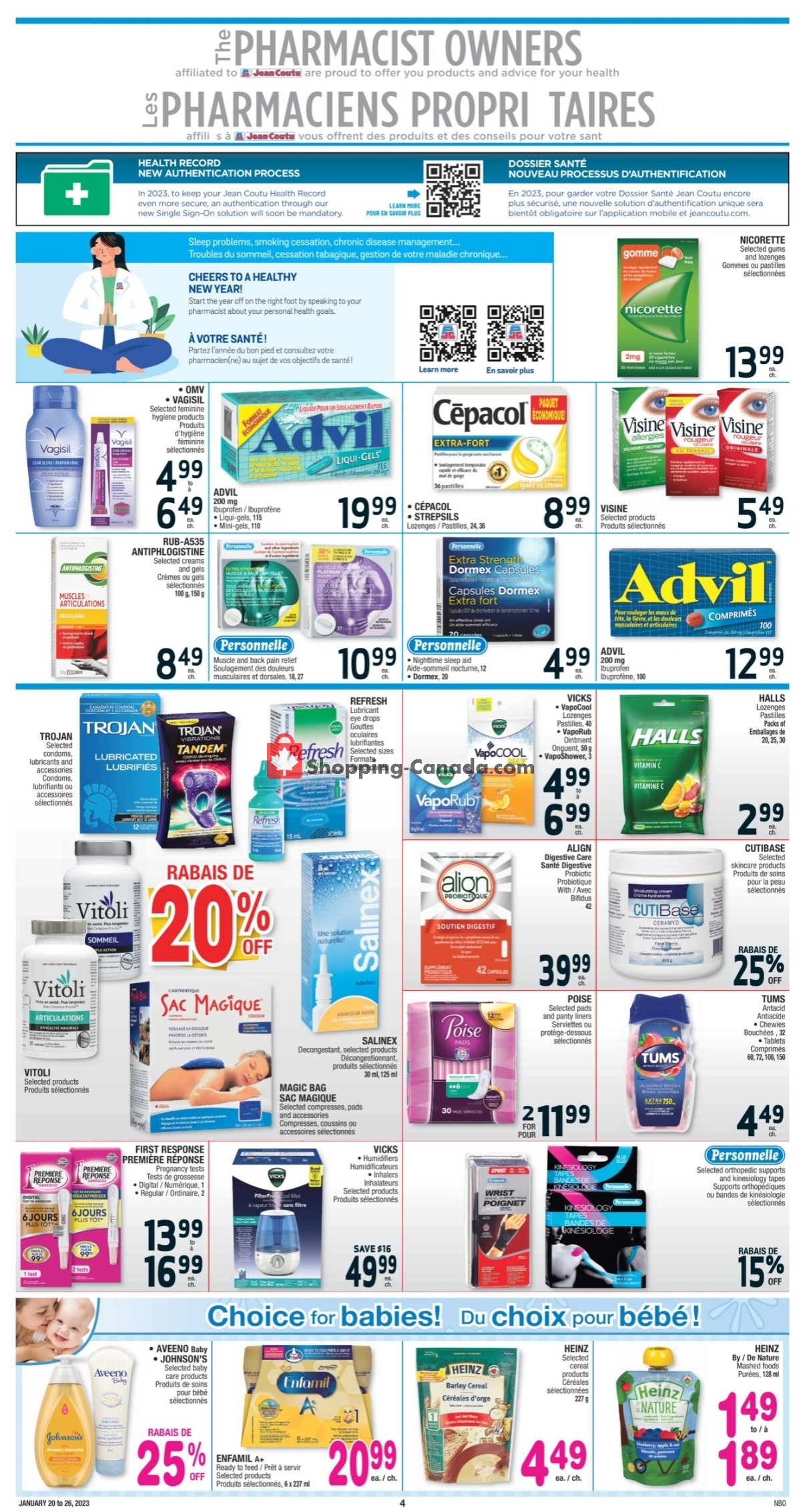 Jean Coutu Pharmacy flyer from Friday January 20, 2023 to Thursday January 26, 2023 - page 3