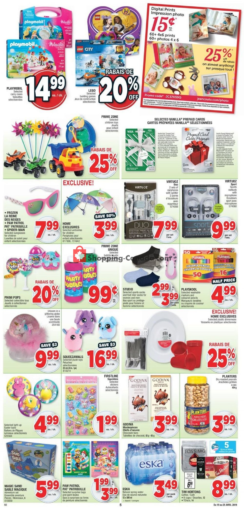 Jean Coutu Pharmacy flyer from Friday April 19, 2019 to Thursday April 25, 2019 - page 4