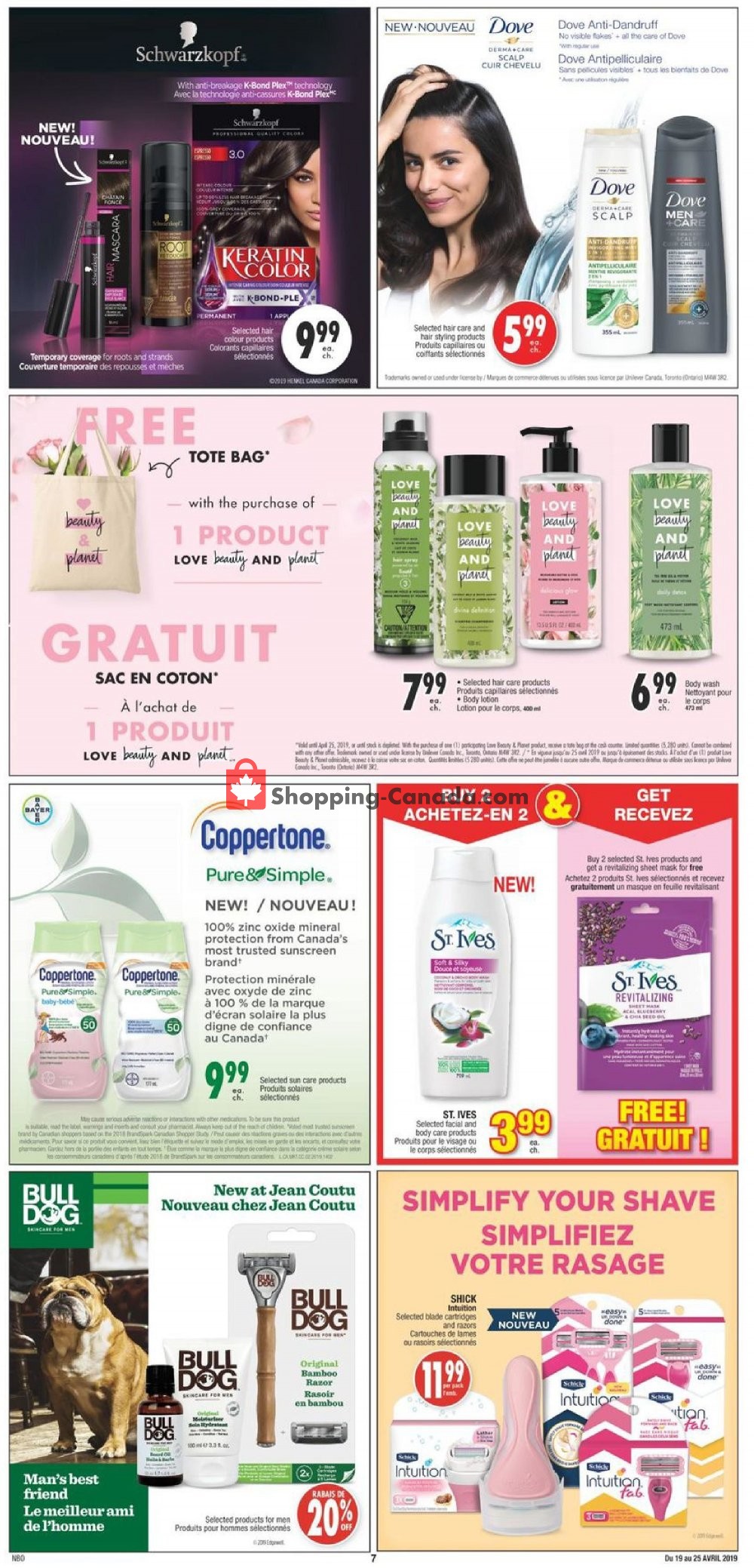 Jean Coutu Pharmacy flyer from Friday April 19, 2019 to Thursday April 25, 2019 - page 6