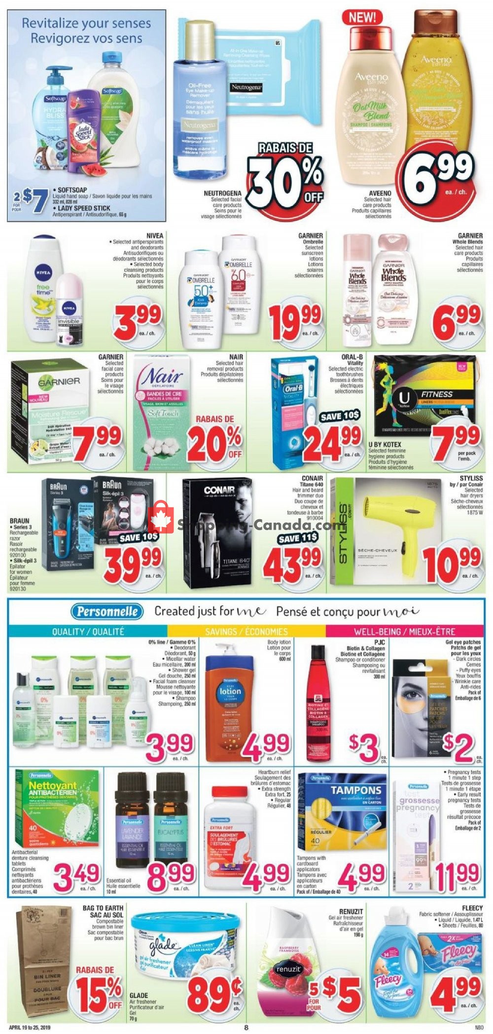 Jean Coutu Pharmacy flyer from Friday April 19, 2019 to Thursday April 25, 2019 - page 7