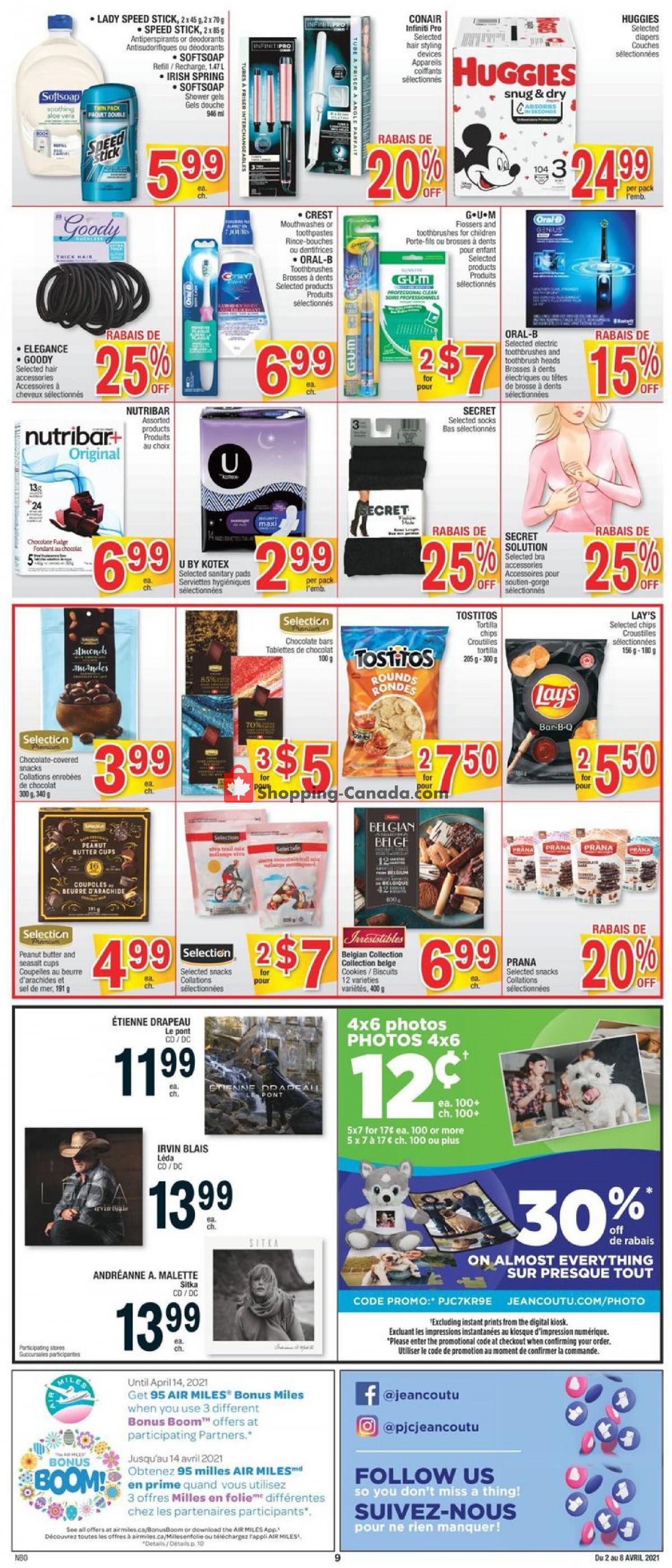 Jean Coutu Pharmacy flyer from Friday April 2, 2021 to Thursday April 8, 2021 - page 7