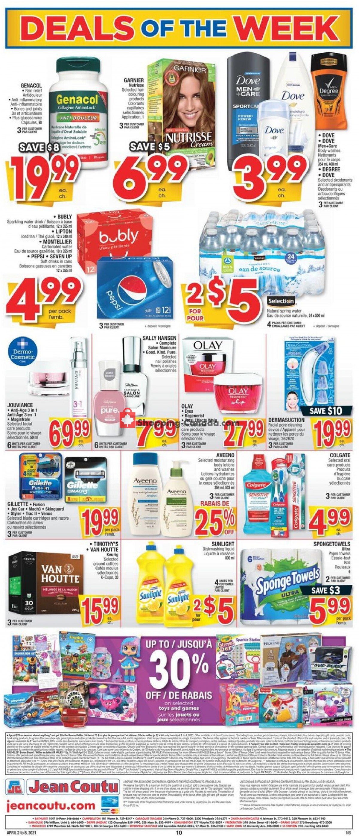 Jean Coutu Pharmacy flyer from Friday April 2, 2021 to Thursday April 8, 2021 - page 8