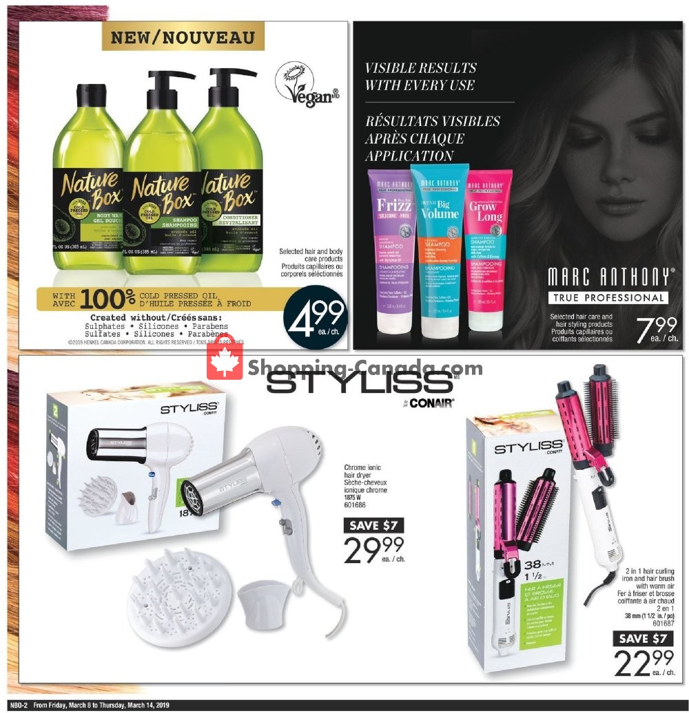 Jean Coutu Pharmacy flyer from Friday March 8, 2019 to Thursday March 14, 2019 - page 2