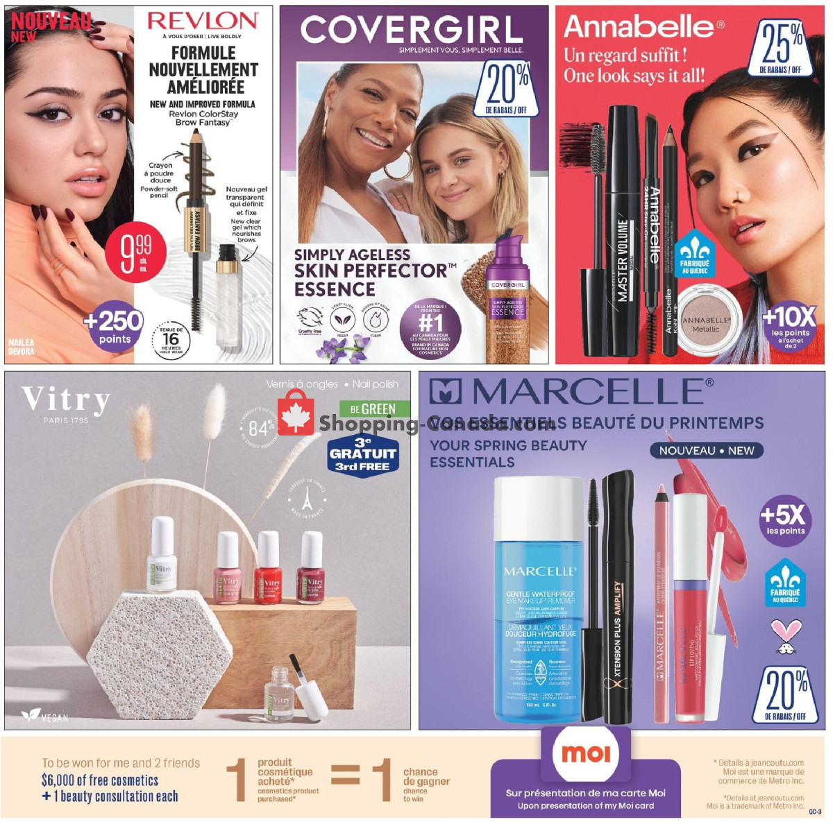 Jean Coutu Pharmacy flyer from Thursday April 4, 2024 to Wednesday April 17, 2024 - page 3