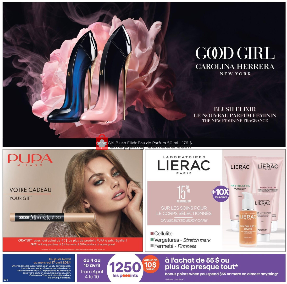 Jean Coutu Pharmacy flyer from Thursday April 4, 2024 to Wednesday April 17, 2024 - page 6