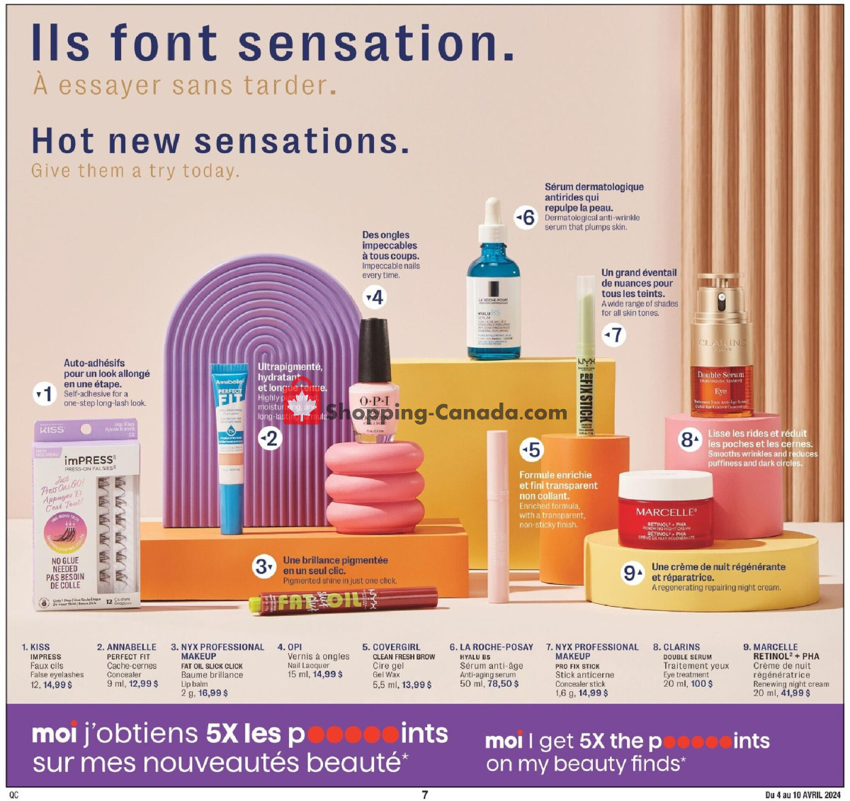 Jean Coutu Pharmacy flyer from Thursday April 4, 2024 to Wednesday April 17, 2024 - page 9