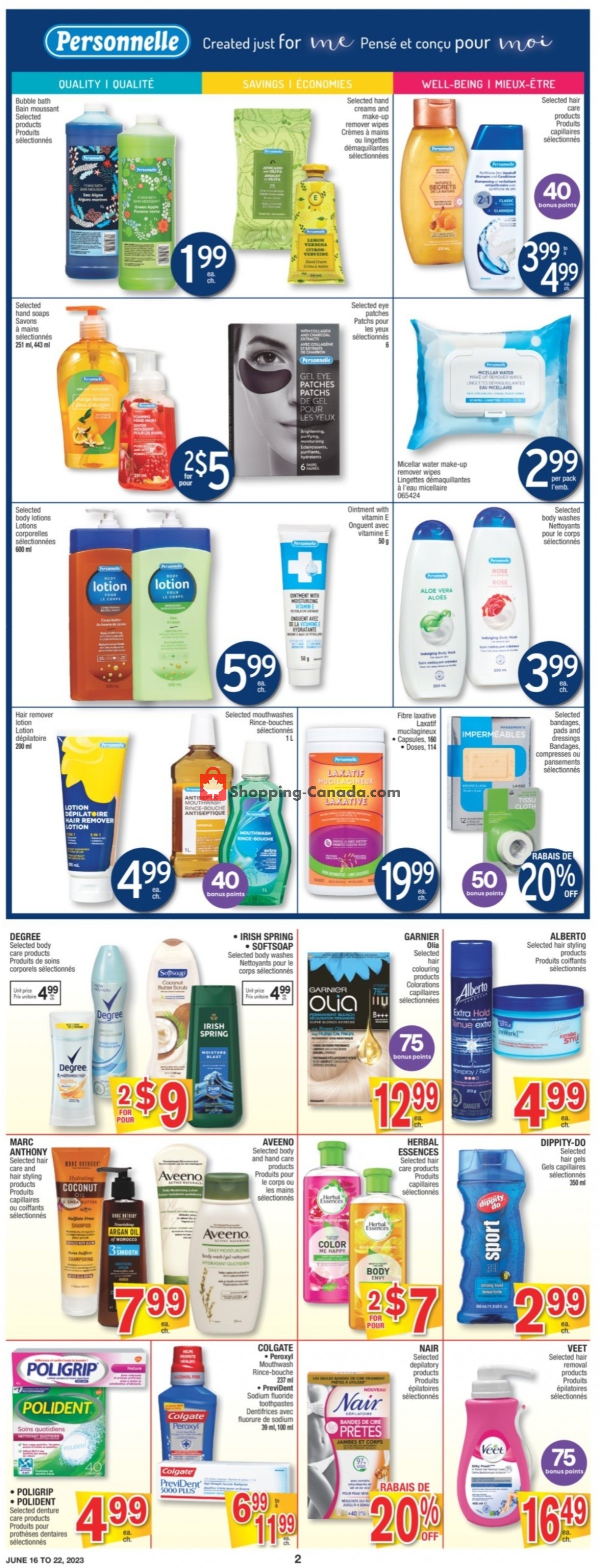 Jean Coutu Pharmacy flyer from Friday June 16, 2023 to Thursday June 22, 2023 - page 2