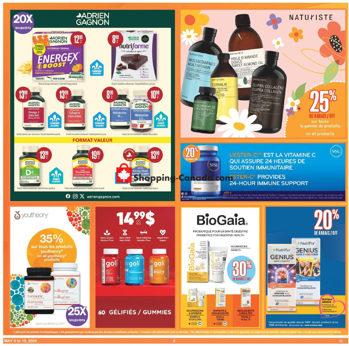 Jean Coutu Pharmacy flyer from Thursday May 9, 2024 to Wednesday May 15, 2024 - page 3