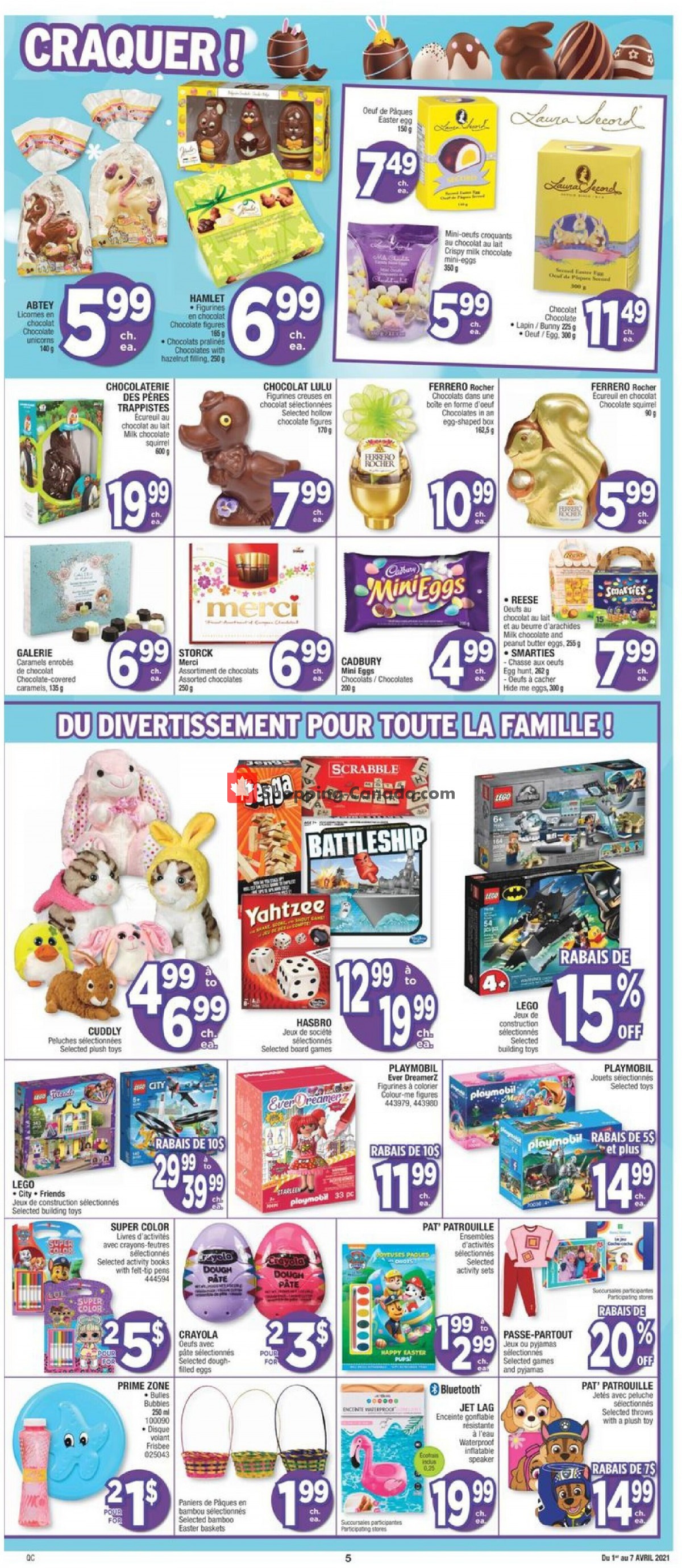 Jean Coutu Pharmacy flyer from Thursday April 1, 2021 to Wednesday April 7, 2021 - page 4