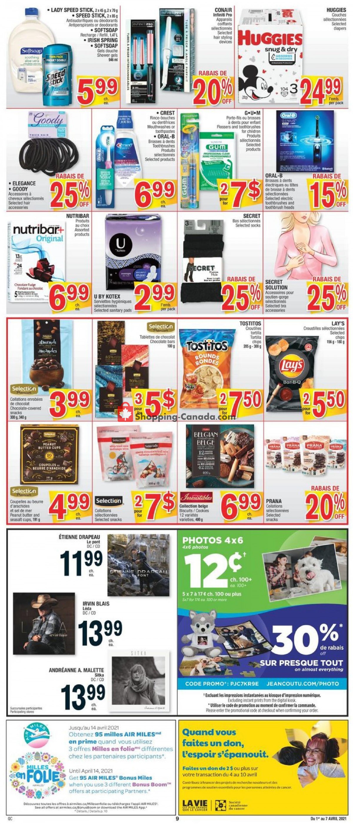 Jean Coutu Pharmacy flyer from Thursday April 1, 2021 to Wednesday April 7, 2021 - page 7