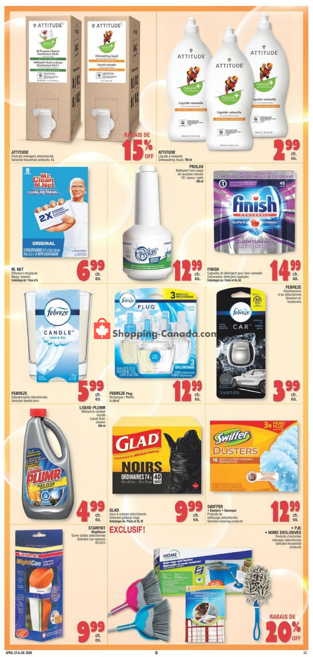 Jean Coutu Pharmacy flyer from Thursday April 23, 2020 to Wednesday April 29, 2020 - page 8