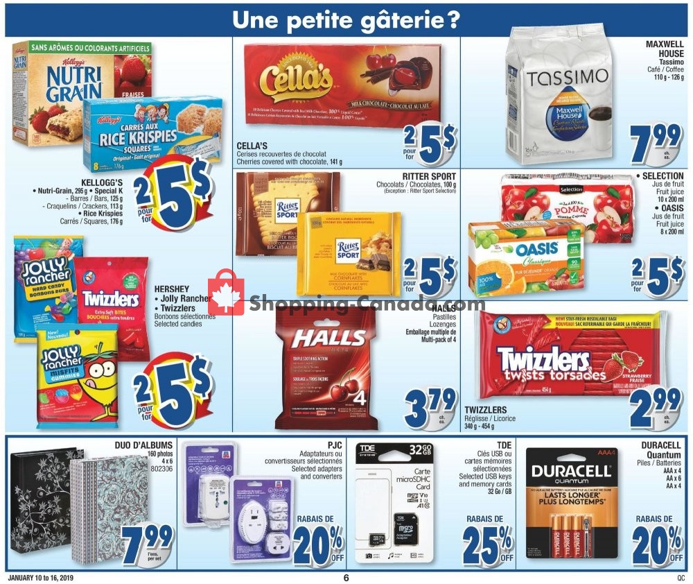 Jean Coutu Pharmacy flyer from Thursday January 10, 2019 to Wednesday January 16, 2019 - page 6