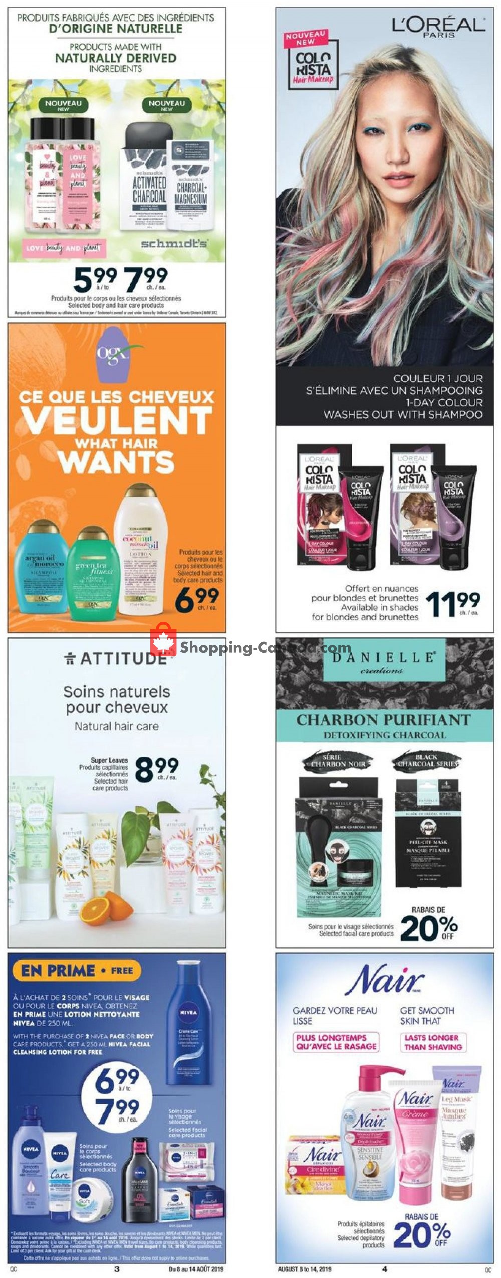 Jean Coutu Pharmacy flyer from Thursday August 8, 2019 to Wednesday August 14, 2019 - page 3