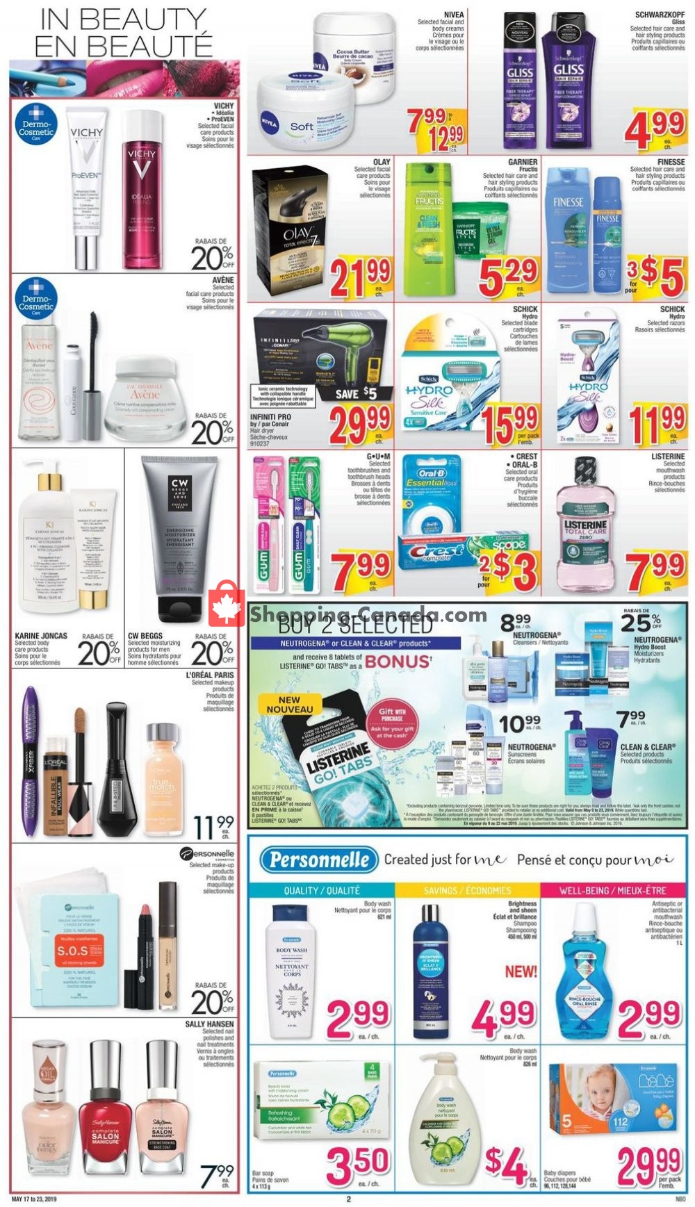 Jean Coutu Pharmacy flyer from Friday May 17, 2019 to Thursday May 23, 2019 - page 2