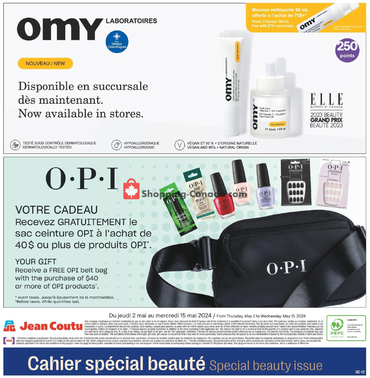 Jean Coutu Pharmacy flyer from Thursday May 2, 2024 to Wednesday May 15, 2024 - page 13