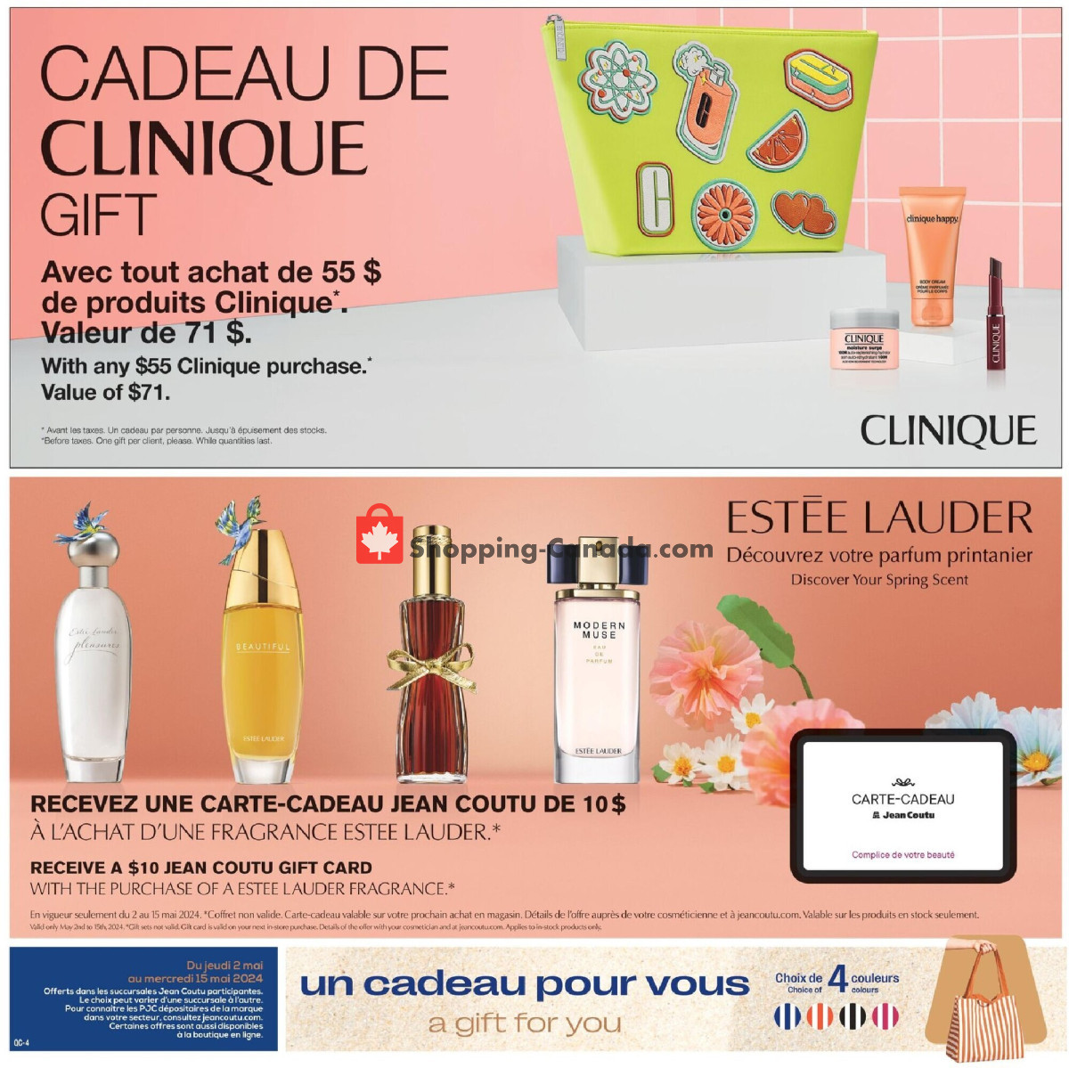 Jean Coutu Pharmacy flyer from Thursday May 2, 2024 to Wednesday May 15, 2024 - page 4