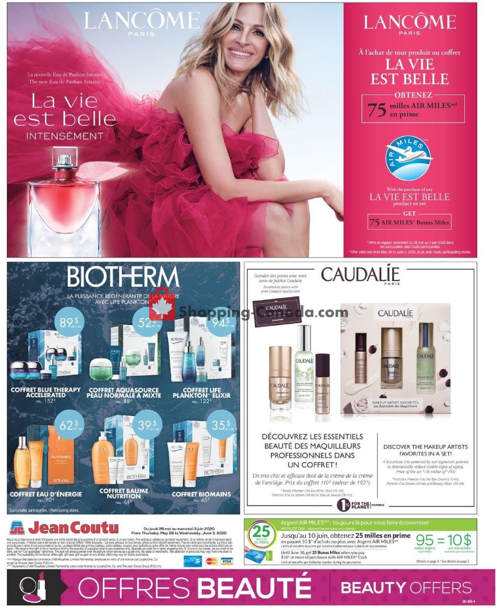 Jean Coutu Pharmacy flyer from Thursday May 28, 2020 to Wednesday June 3, 2020 - page 4
