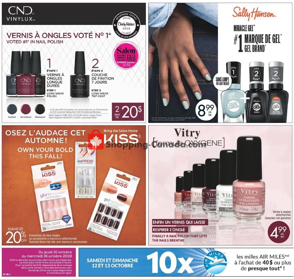 Jean Coutu Pharmacy flyer from Thursday October 10, 2019 to Wednesday October 16, 2019 - page 2