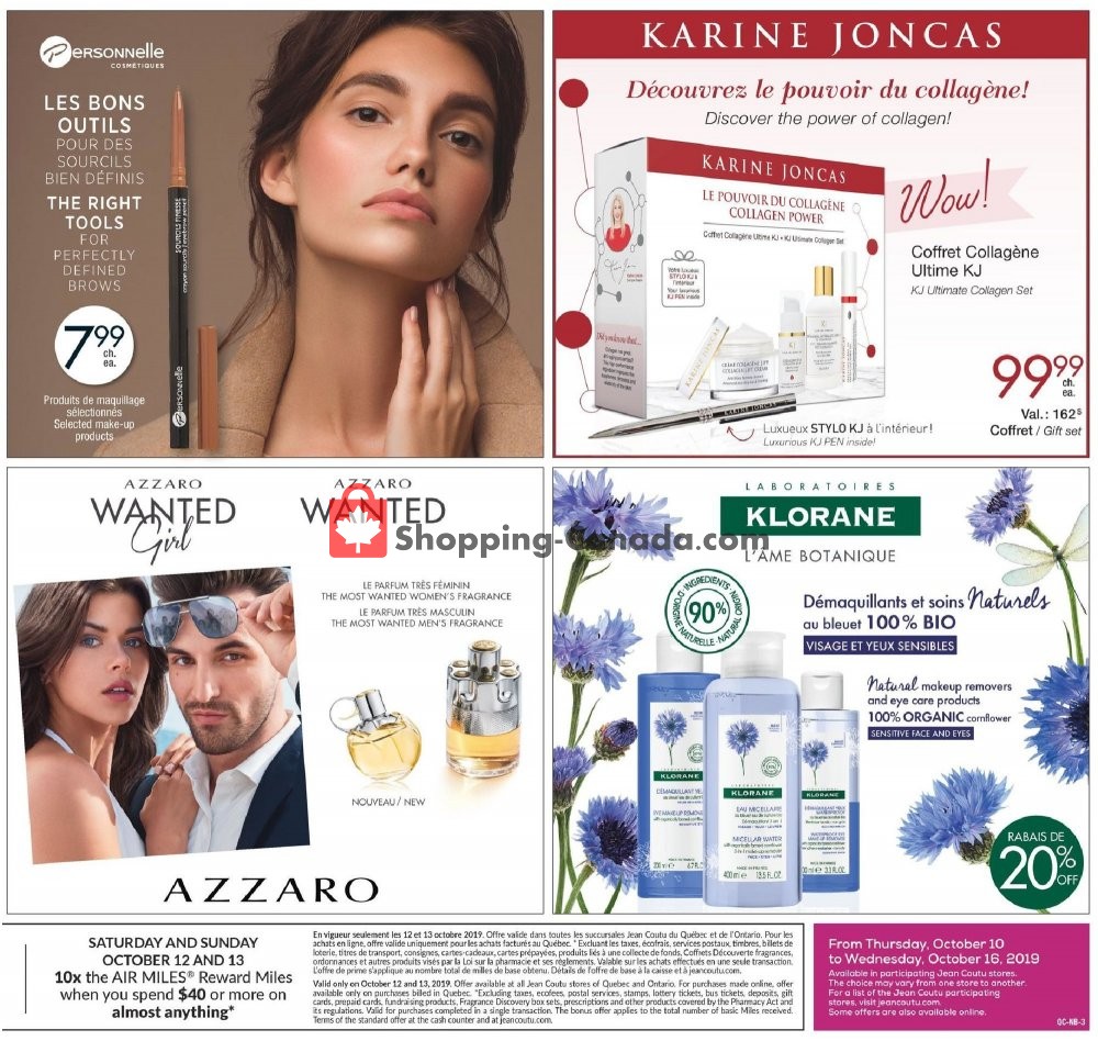 Jean Coutu Pharmacy flyer from Thursday October 10, 2019 to Wednesday October 16, 2019 - page 3