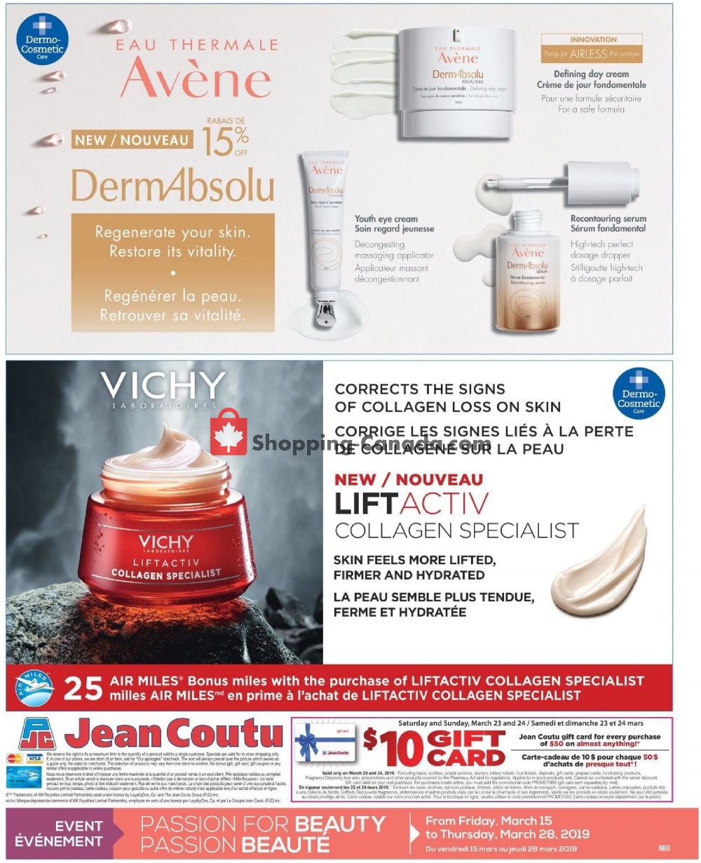 Jean Coutu Pharmacy flyer from Friday March 15, 2019 to Thursday March 28, 2019 - page 4