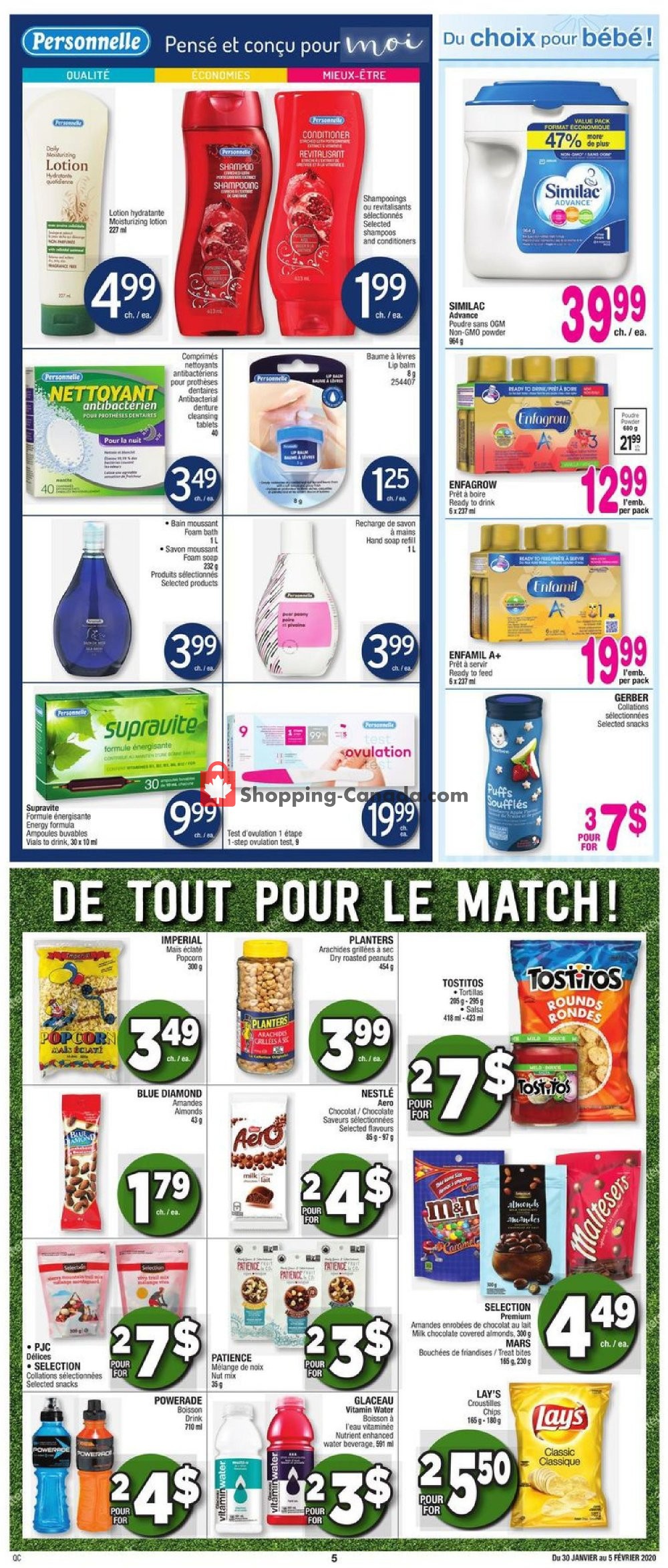 Jean Coutu Pharmacy flyer from Thursday January 30, 2020 to Wednesday February 5, 2020 - page 4