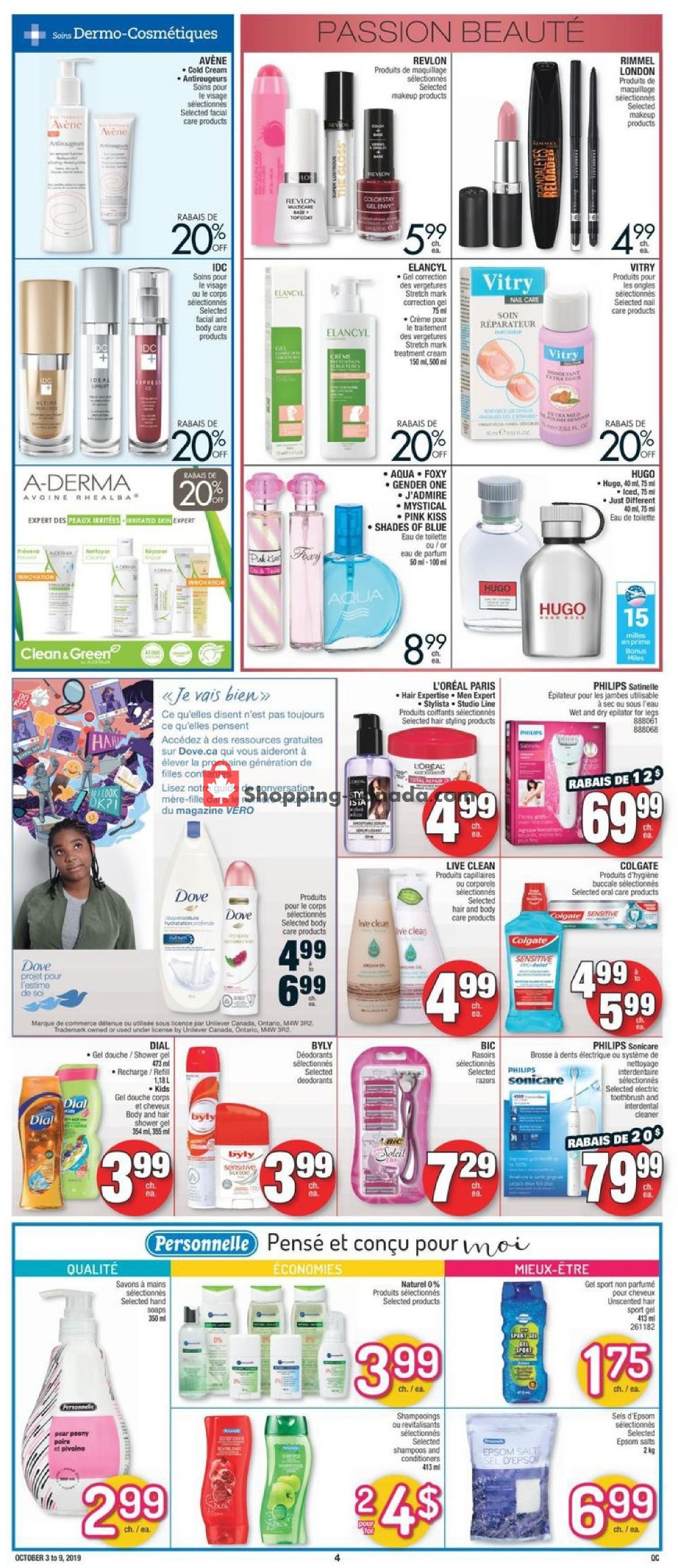 Jean Coutu Pharmacy flyer from Thursday October 3, 2019 to Wednesday October 9, 2019 - page 3