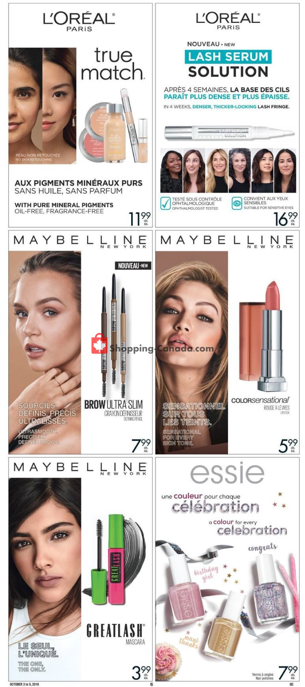 Jean Coutu Pharmacy flyer from Thursday October 3, 2019 to Wednesday October 9, 2019 - page 5