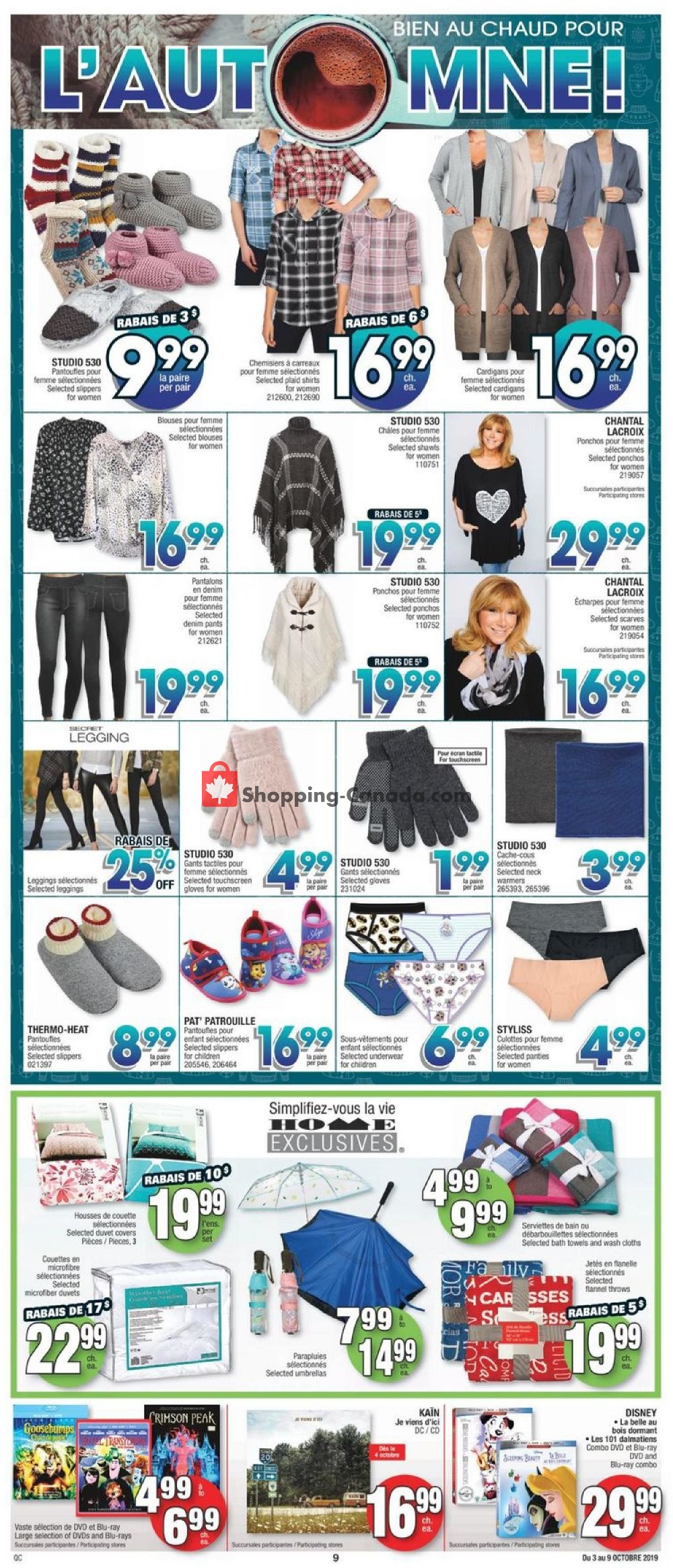 Jean Coutu Pharmacy flyer from Thursday October 3, 2019 to Wednesday October 9, 2019 - page 8