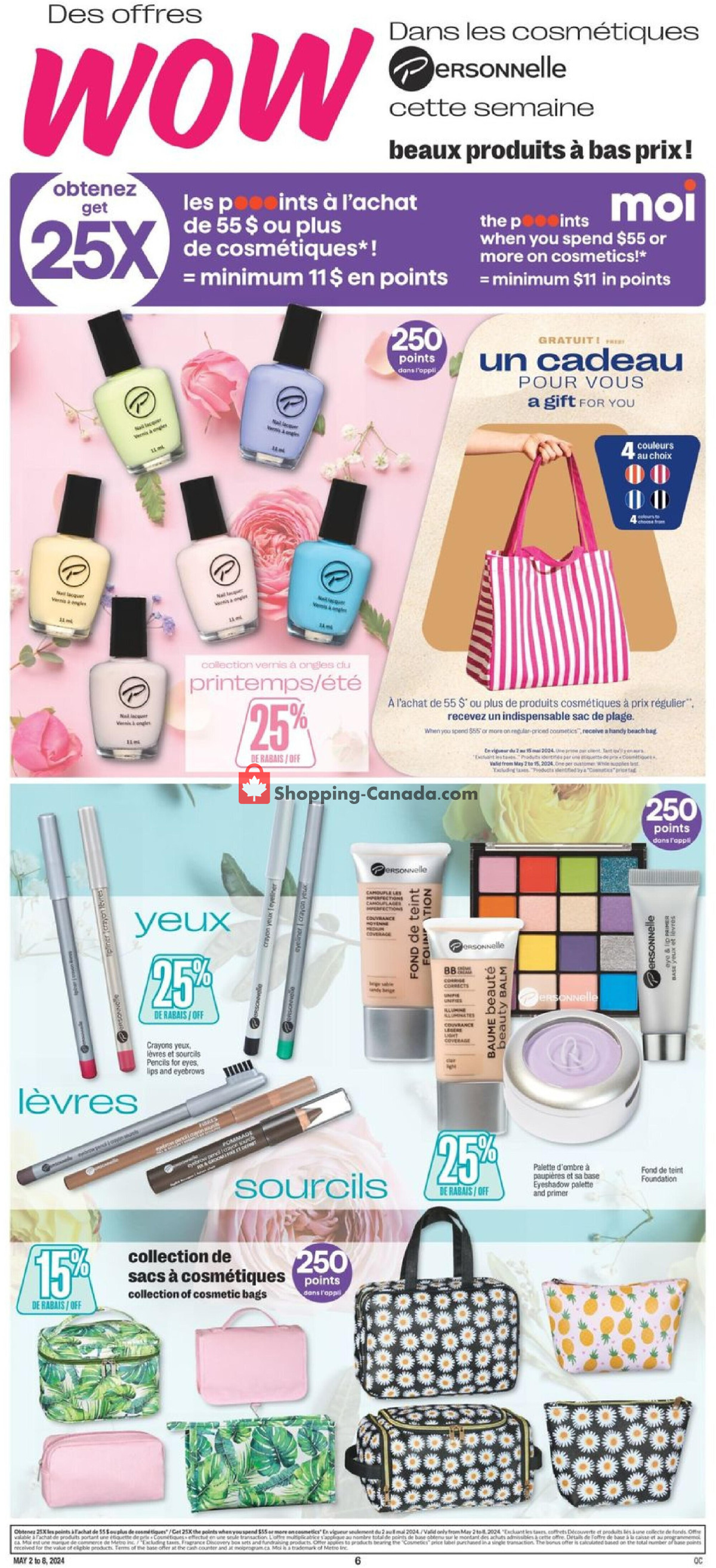 Jean Coutu Pharmacy flyer from Thursday May 2, 2024 to Wednesday May 8, 2024 - page 6