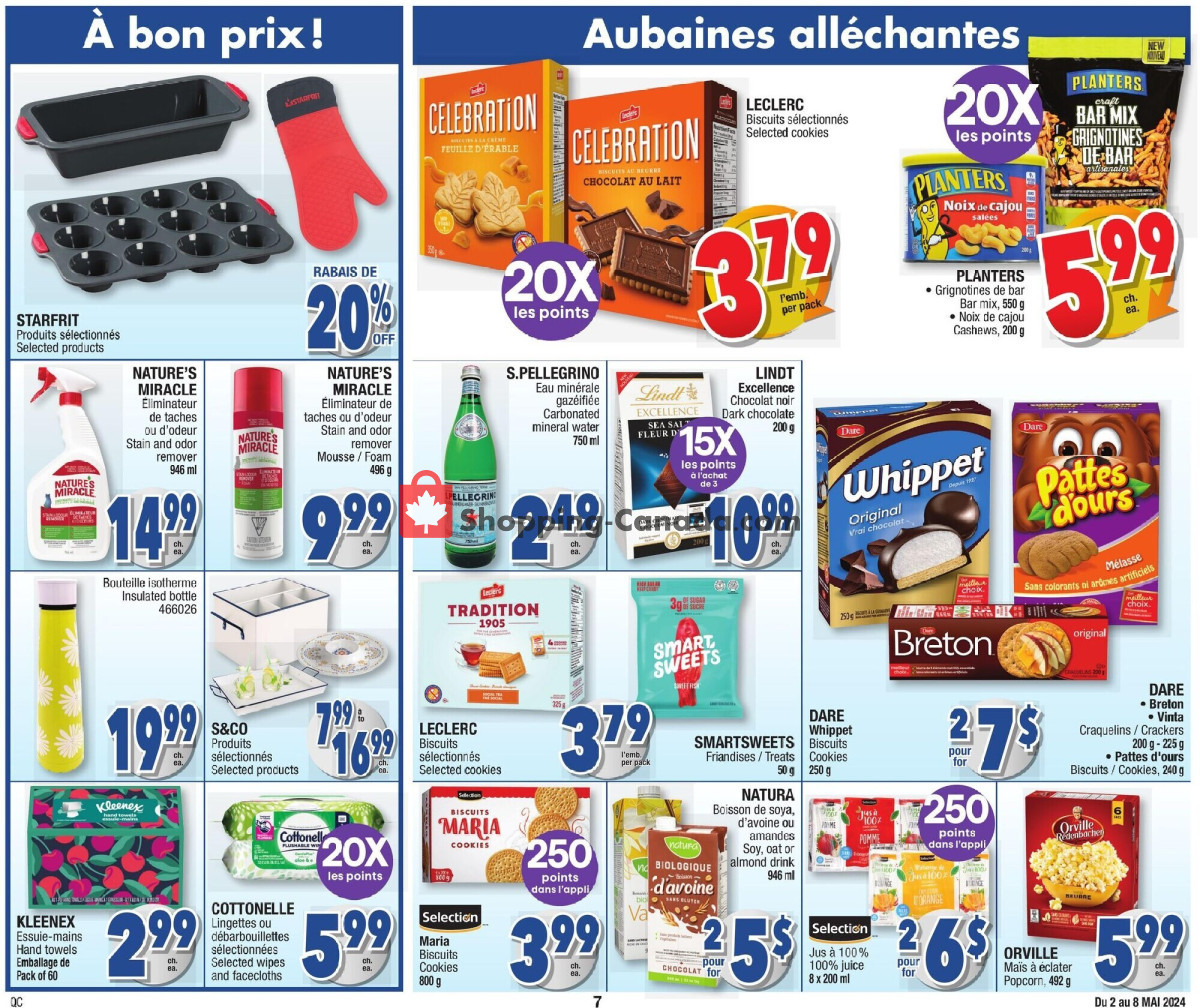 Jean Coutu Pharmacy flyer from Thursday May 2, 2024 to Wednesday May 8, 2024 - page 7