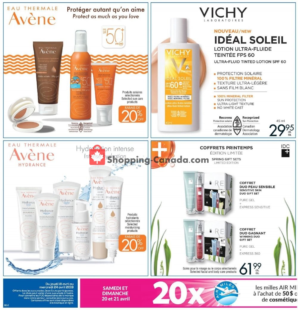 Jean Coutu Pharmacy flyer from Thursday April 18, 2019 to Wednesday April 24, 2019 - page 2