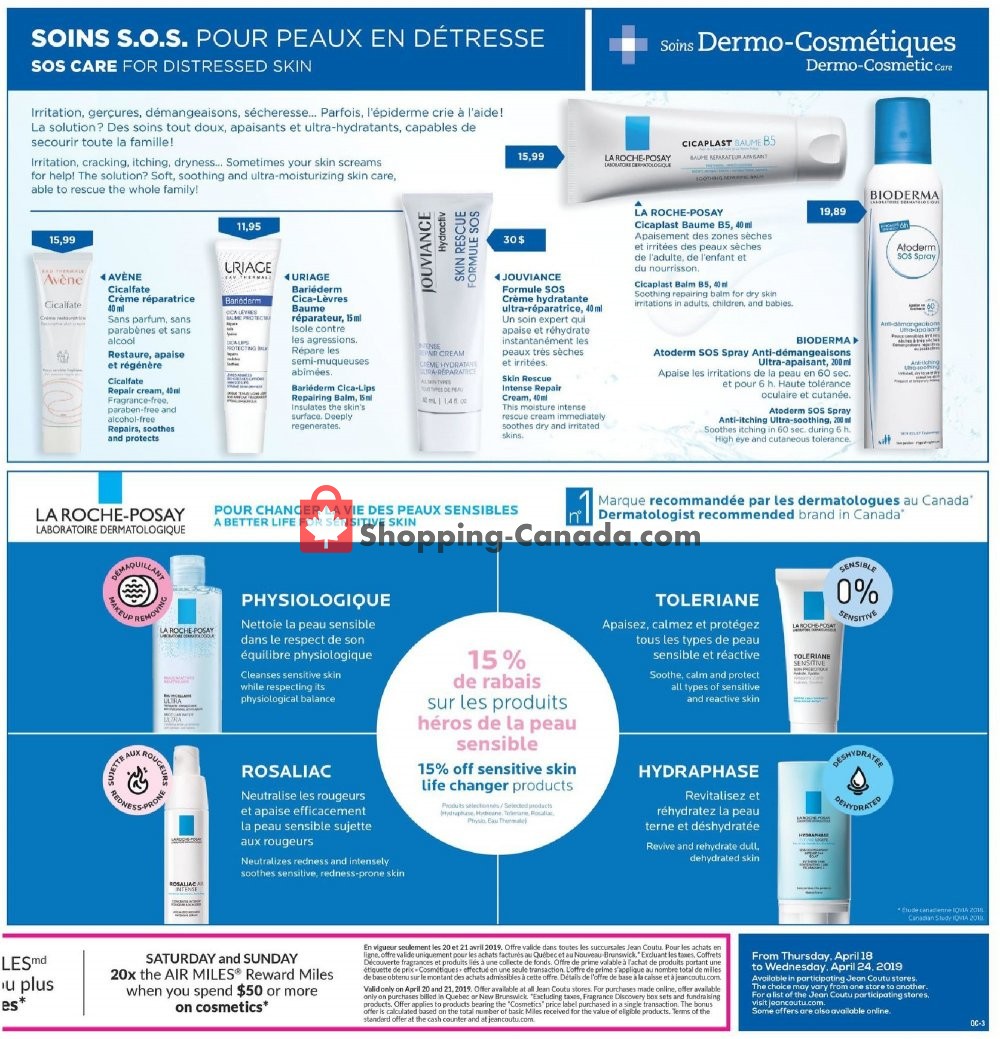 Jean Coutu Pharmacy flyer from Thursday April 18, 2019 to Wednesday April 24, 2019 - page 3