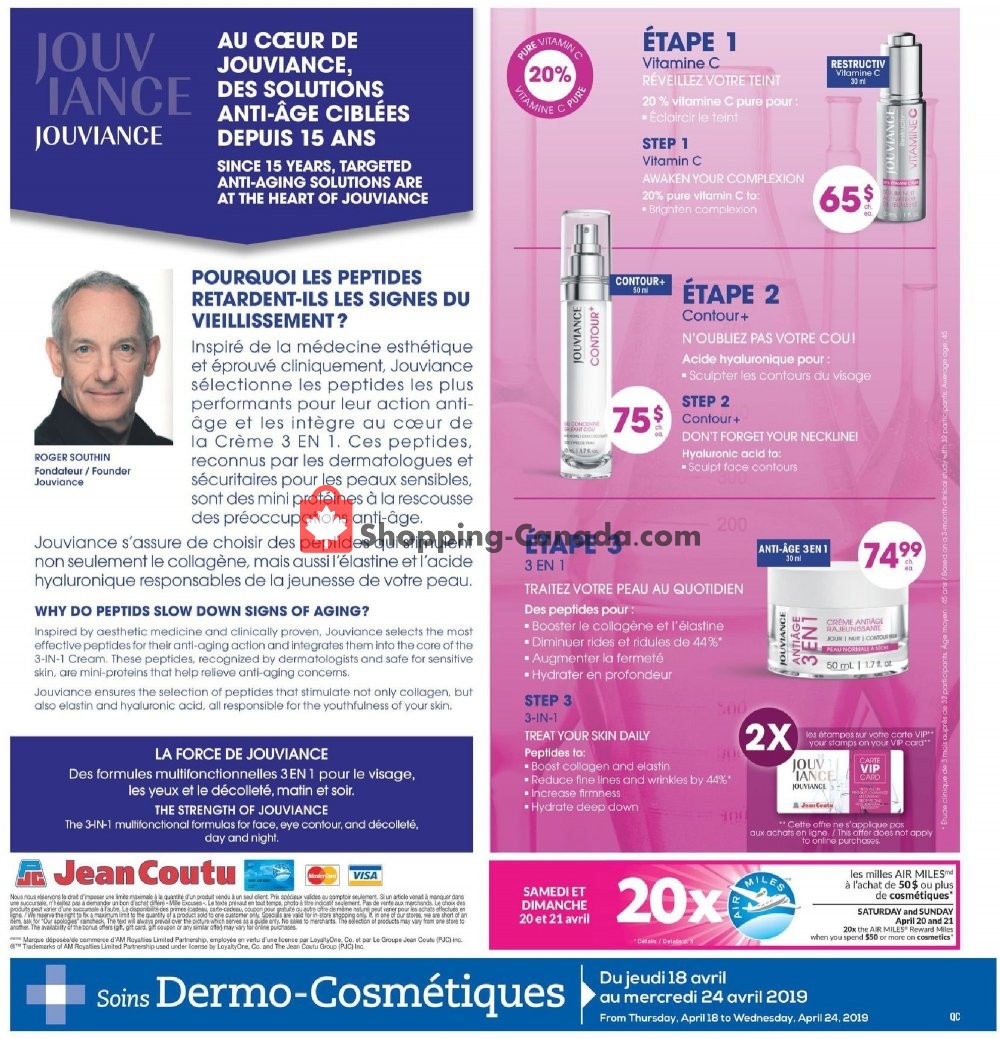 Jean Coutu Pharmacy flyer from Thursday April 18, 2019 to Wednesday April 24, 2019 - page 4