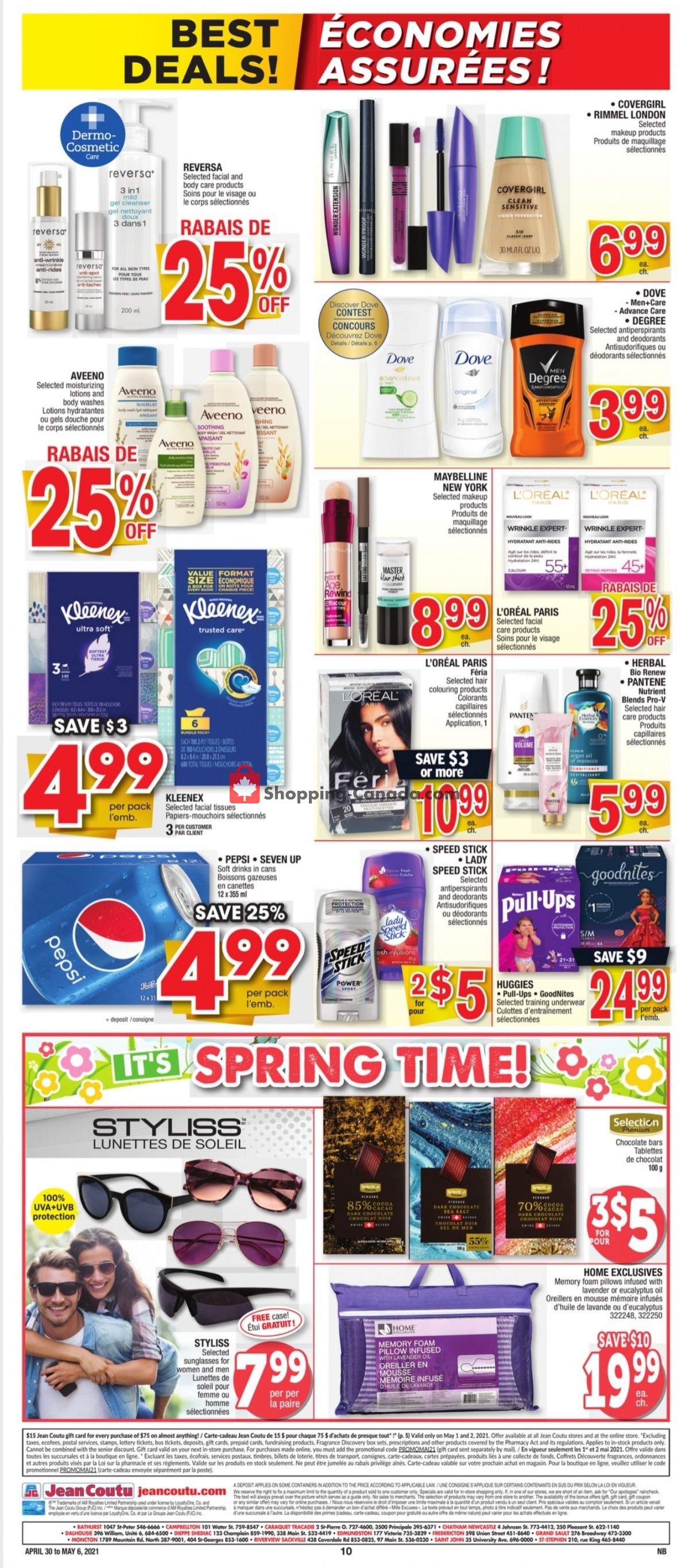 Jean Coutu Pharmacy flyer from Friday April 30, 2021 to Thursday May 6, 2021 - page 8