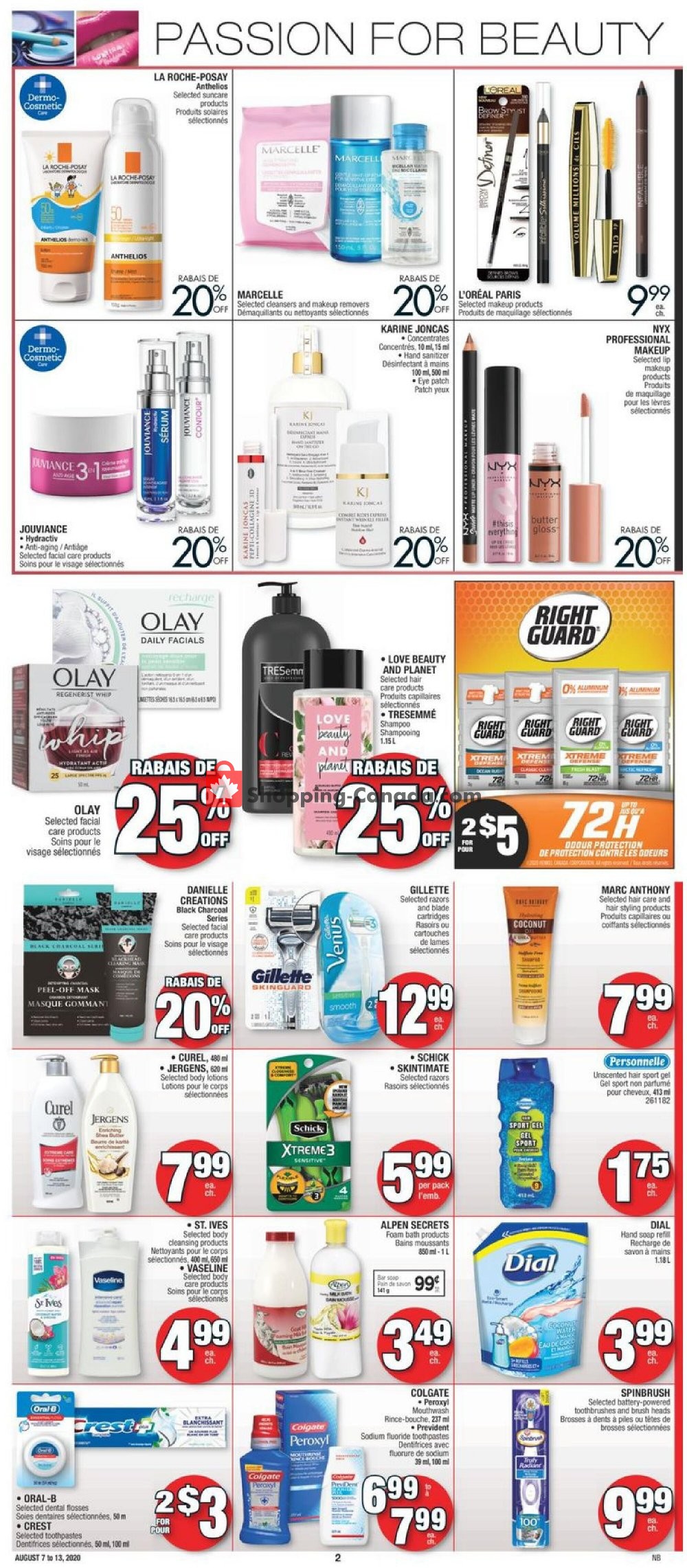 Jean Coutu Pharmacy flyer from Friday August 7, 2020 to Thursday August 13, 2020 - page 2